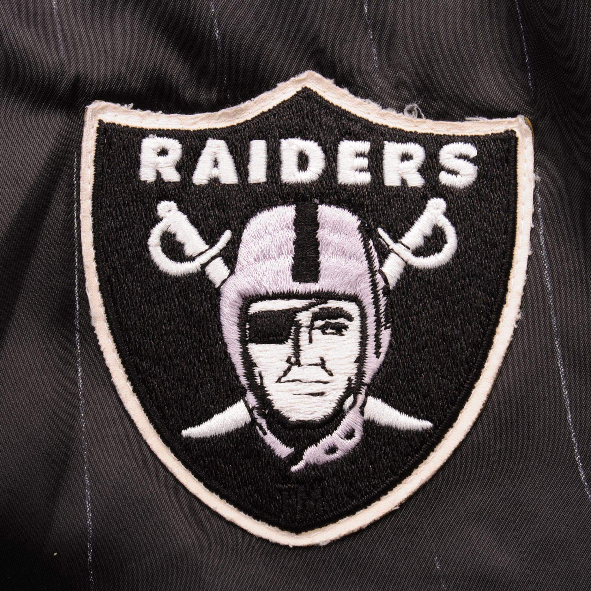 Vintage Starter NFL Raiders 90S Jacket Size Medium Made In USA.