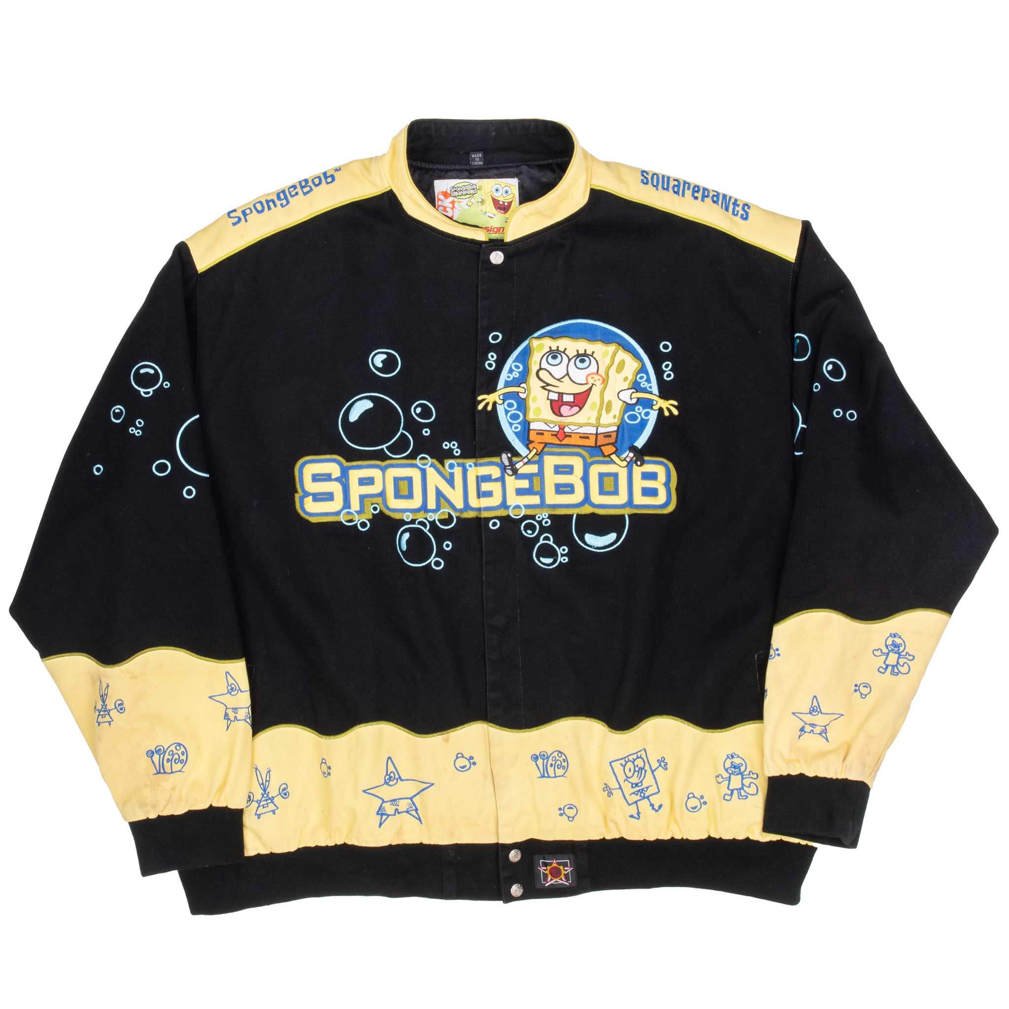 Vintage Sponge Bob Jeff Hamilton Racing Jacket 2006 Size 6XL