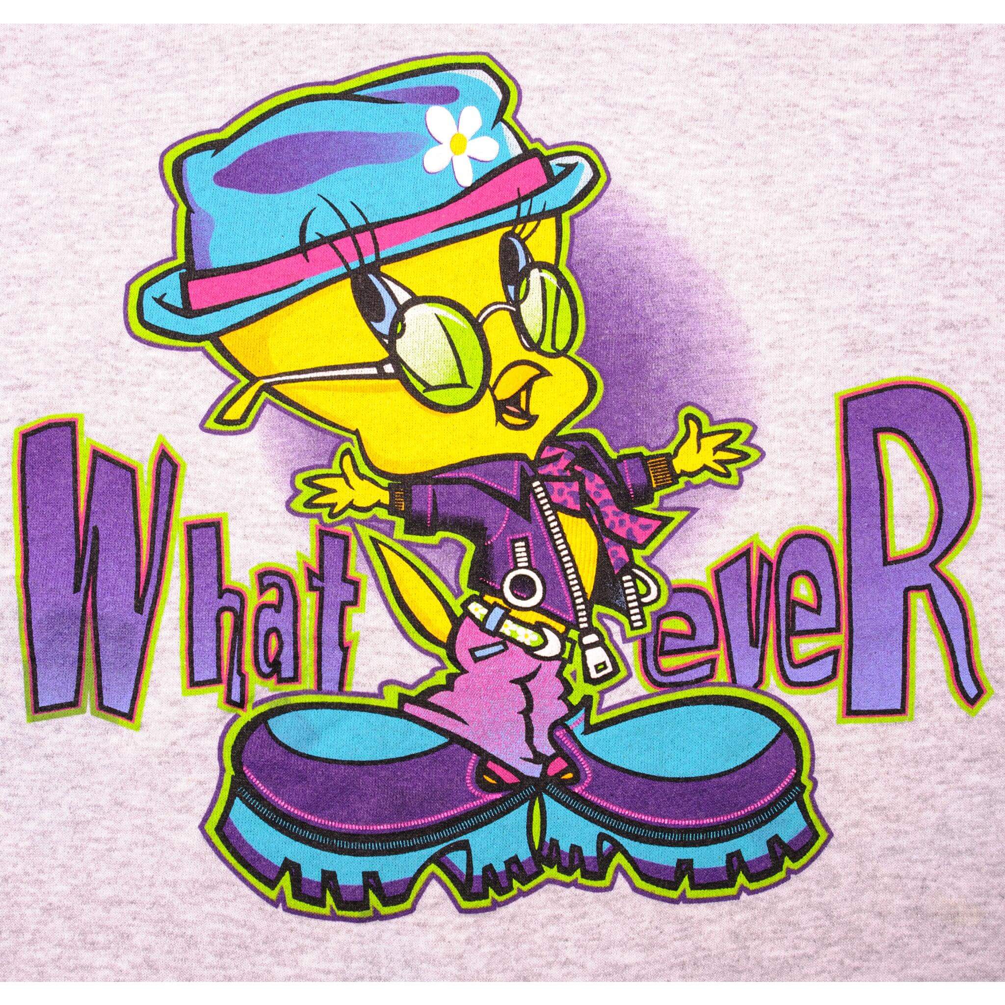 VINTAGE LOONEY TUNES TWEETY SWEATSHIRT 1997 SIZE XL