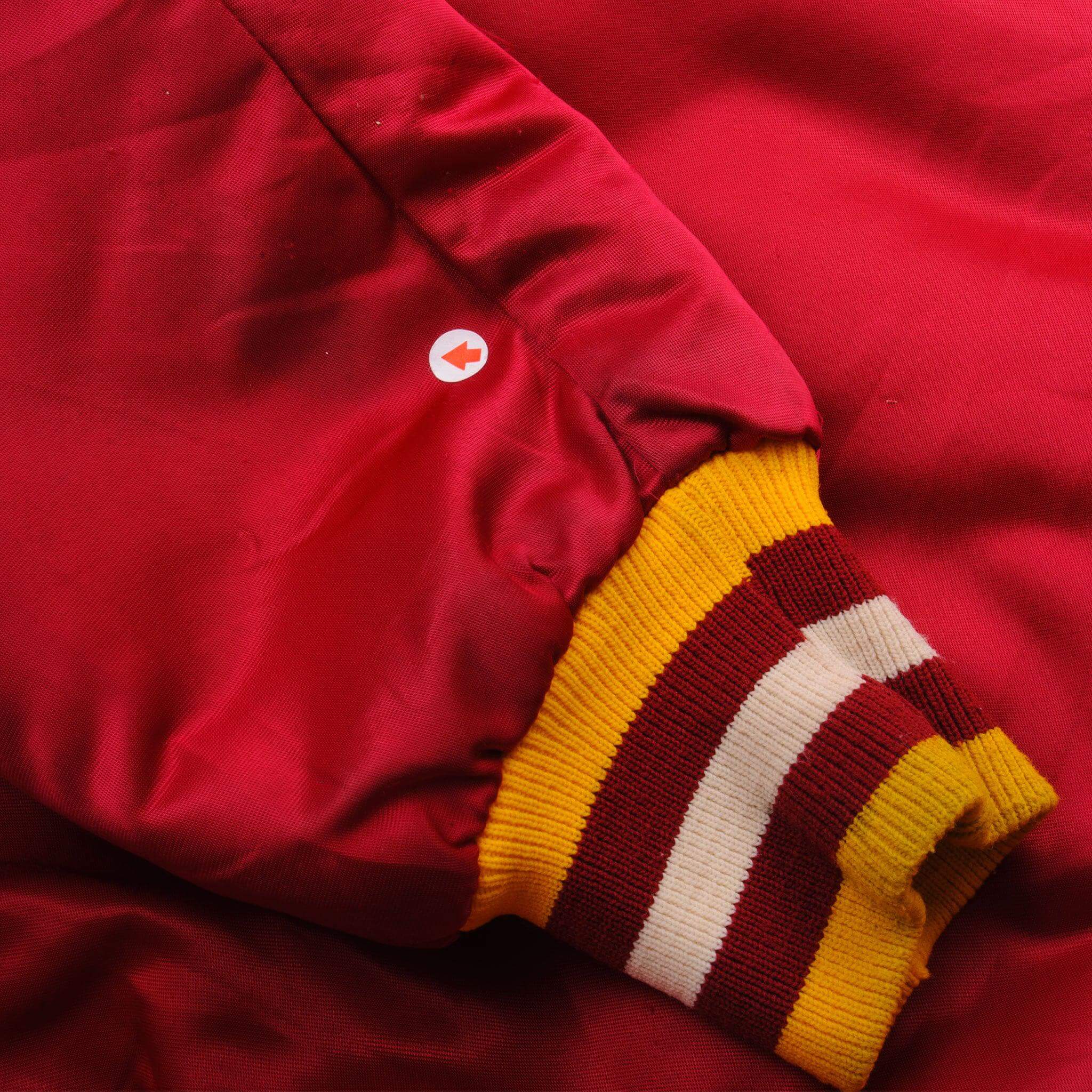 Vintage NFL Washington Redskins Bomber Varsity Jacket Size Large Made In USA