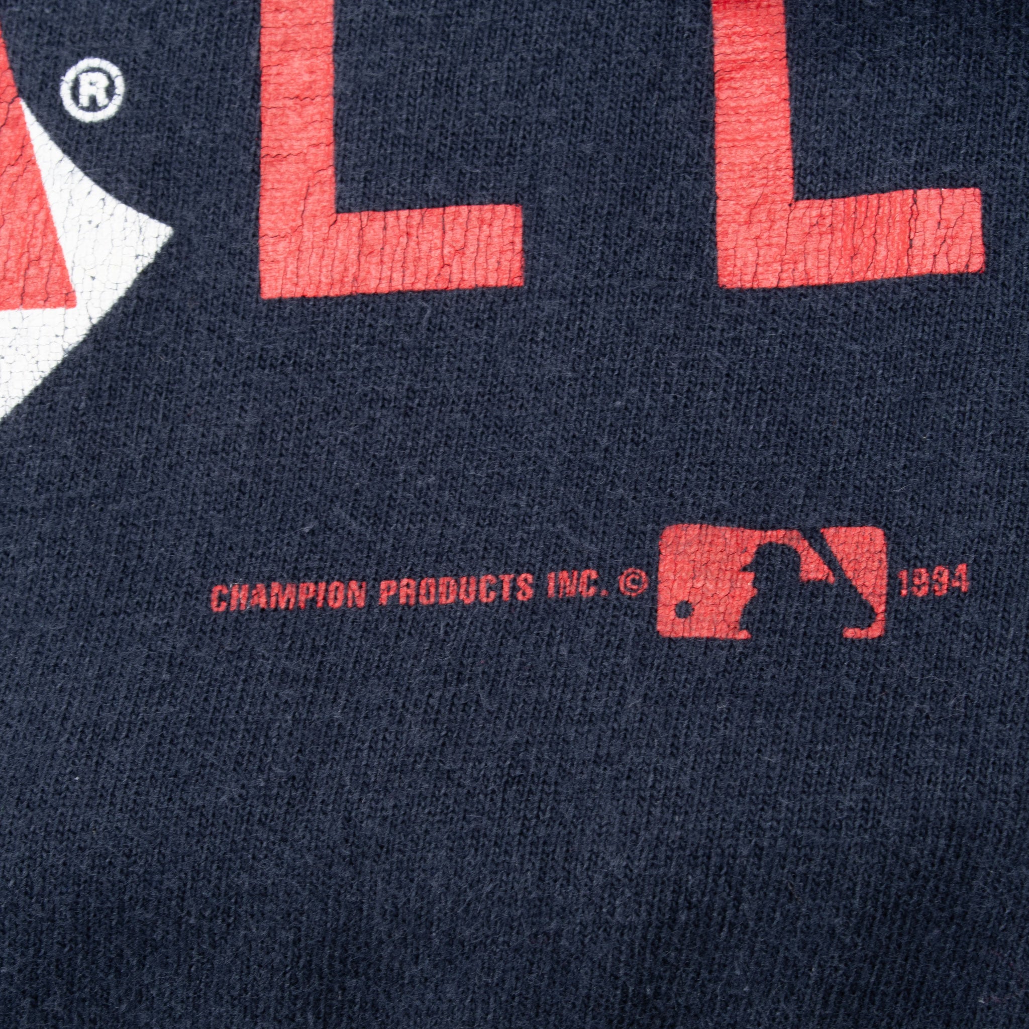 VINTAGE MLB NEW YORK YANKEES CHAMPION TEE SHIRT 1994 LARGE MADE IN USA