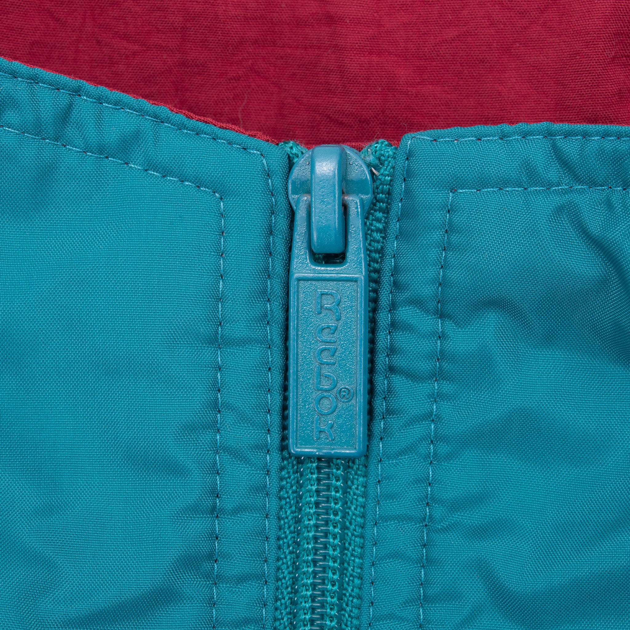 Vintage Reebok Blacktop Turquoise Pullover Windbreaker Jacket 1990S Size Large