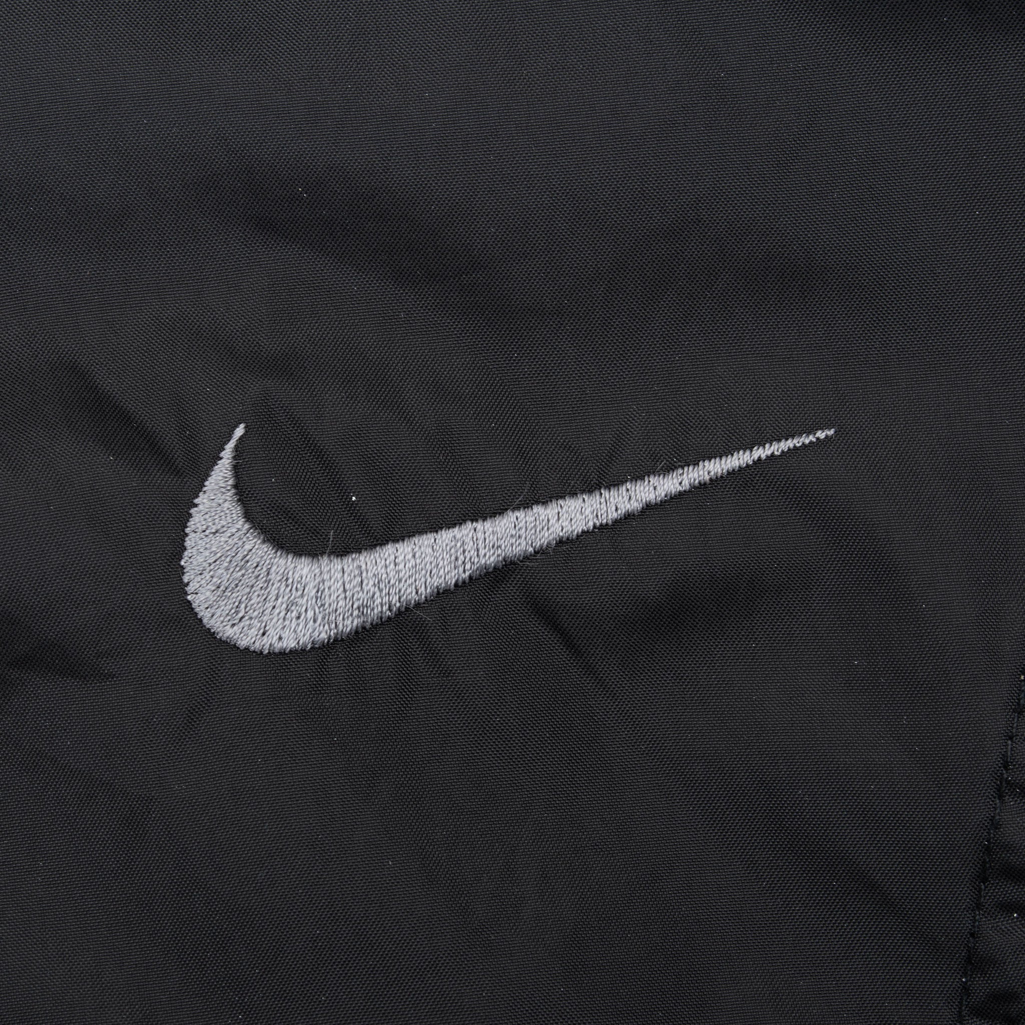 Vintage Nike Big Swoosh Black Windbreaker Jacket 1990S Size XL