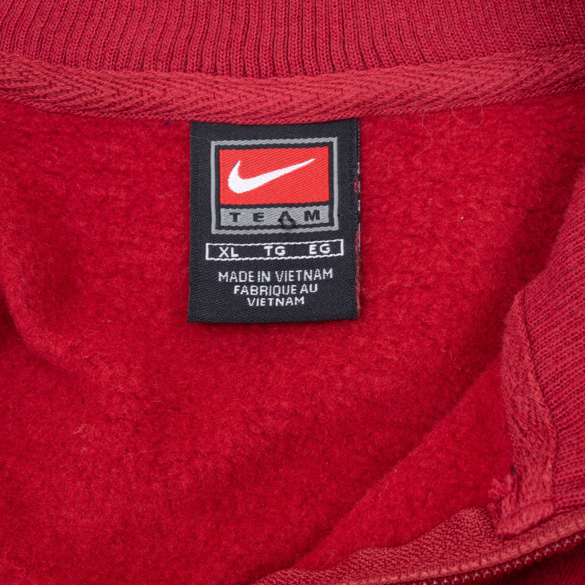 Vintage Ncaa Nike Usc Trojans Quarter Zip Sweatshirt 1990S Size XL