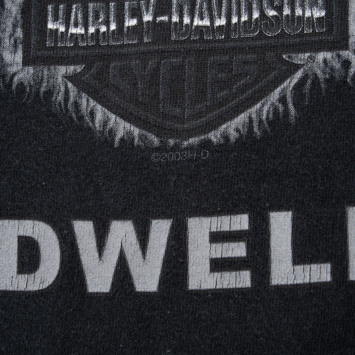 Vintage Harley Davidson Calwell Idaho 2003 Pocket Tee Shirt Size Large