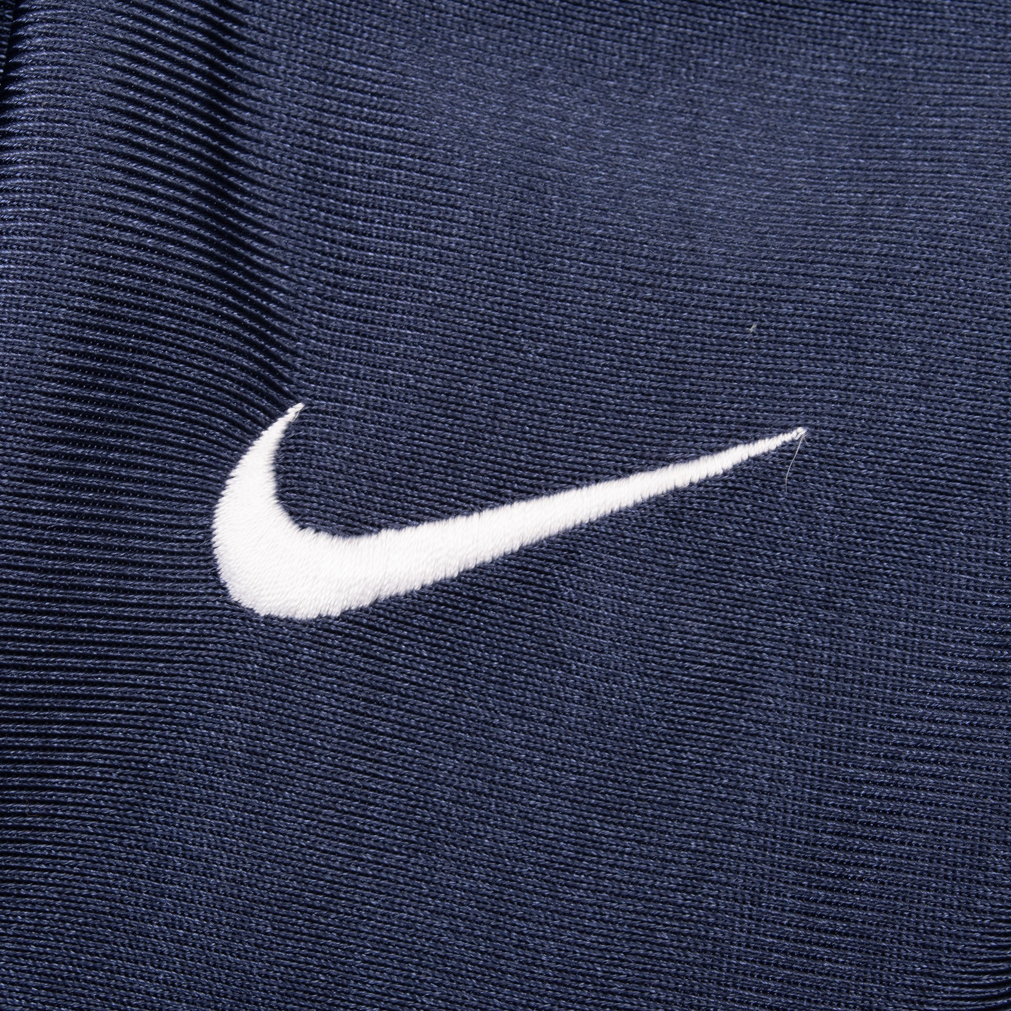 Vintage Nike Blue & White Classic Swoosh Track Shorts 1990S Size Medium