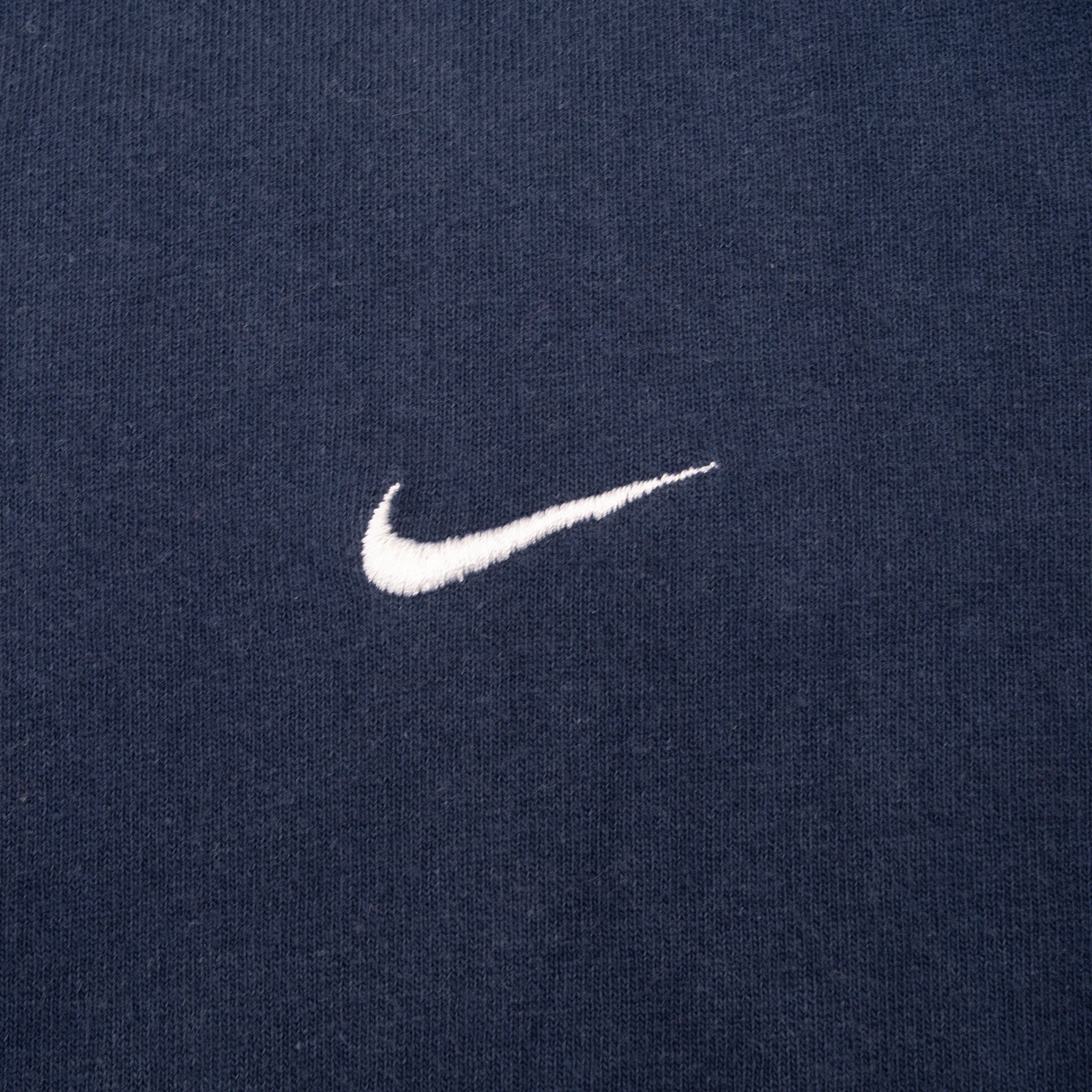 Vintage Nike Classic Swoosh Navy Blue Tee Shirt 2000S Size 2XL