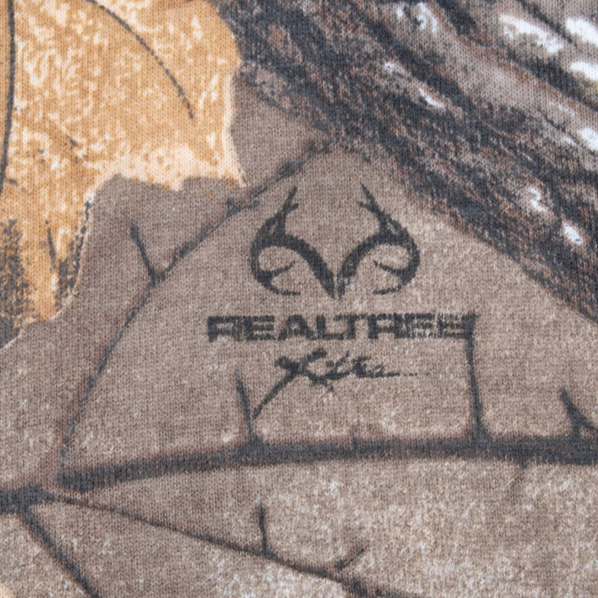 Vintage Hunting Realtree Xtra Camo Browning Tee Shirt Size Large