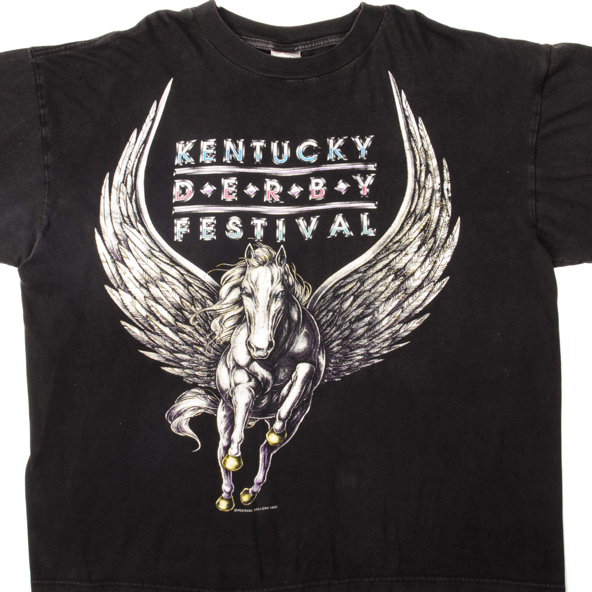VINTAGE KENTUCKY DERBY FESTIVAL TEE SHIRT 1995 SIZE 2XL