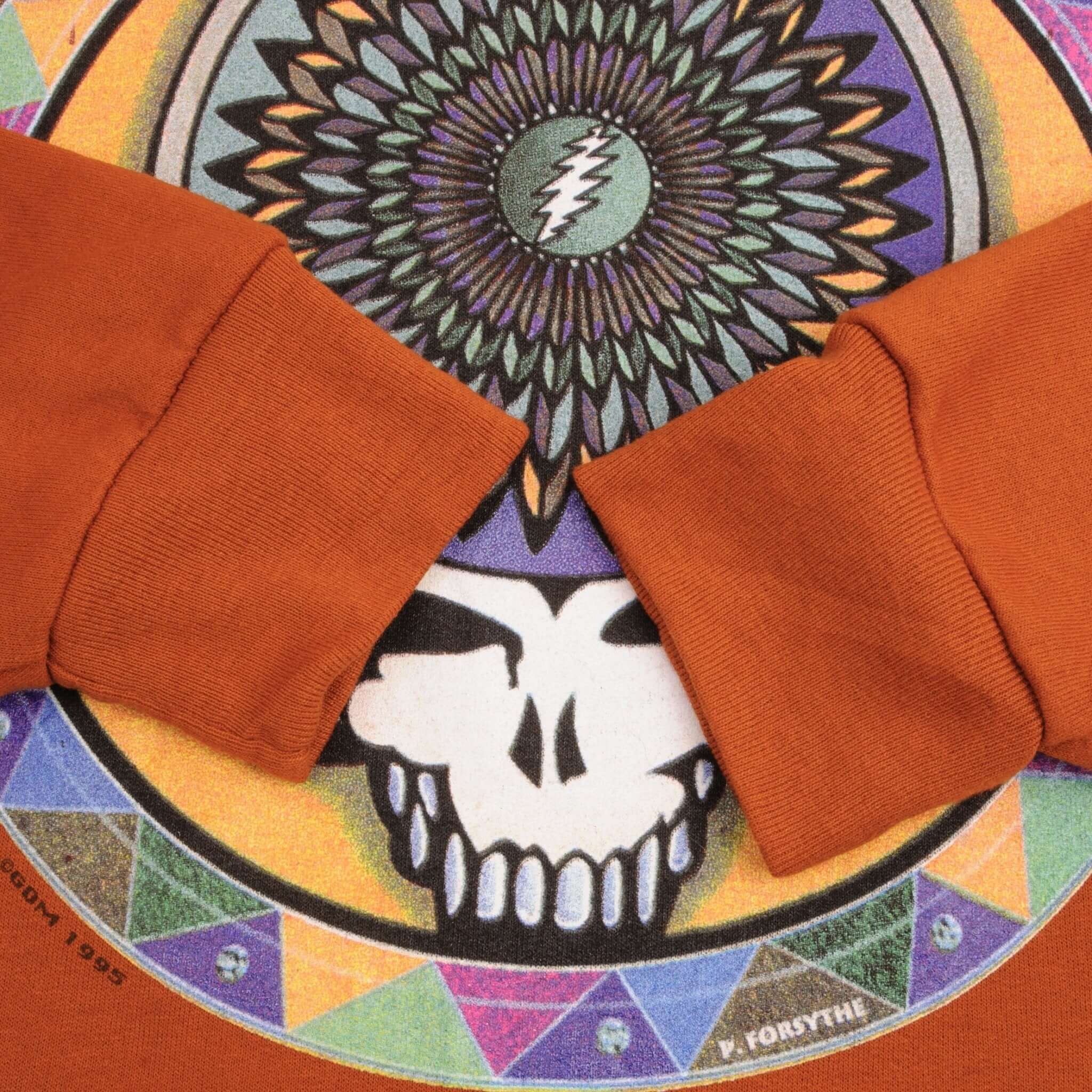 Vintage Grateful Dead Summer Tour 1995 Hoodie Sweatshirt Size XL