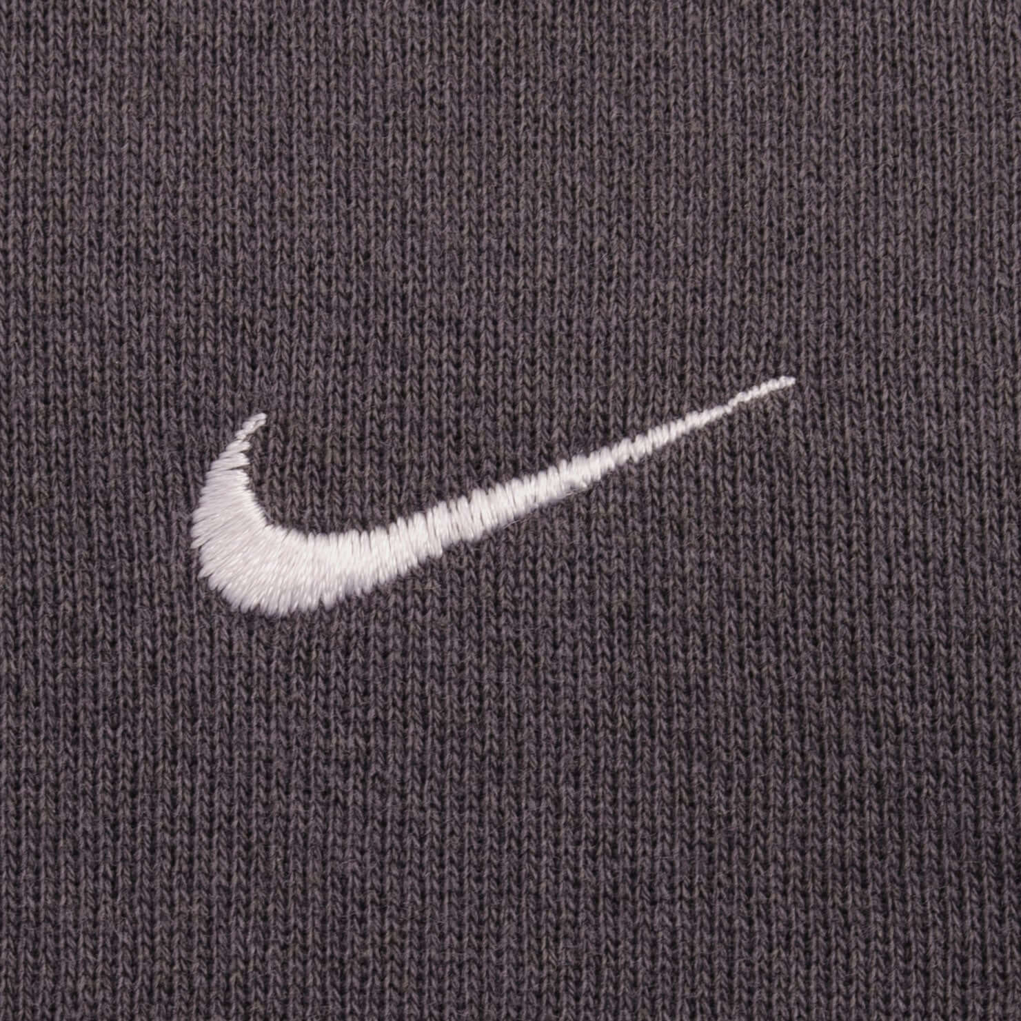 Vintage Nike Classic Swoosh Dark Gray Crewneck Sweatshirt 2000S Size Medium