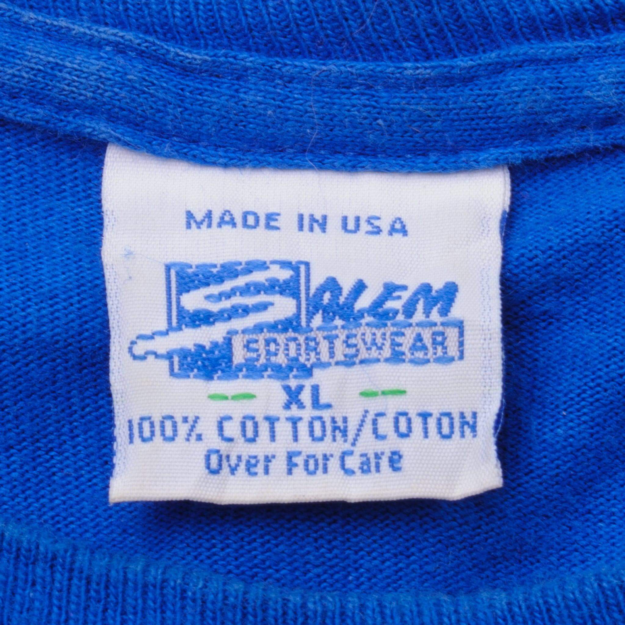 Vintage All Over Print NFL Buffalo Bills Tee Shirt 1994 Size XL Made In USA With Single Stitch Sleeves