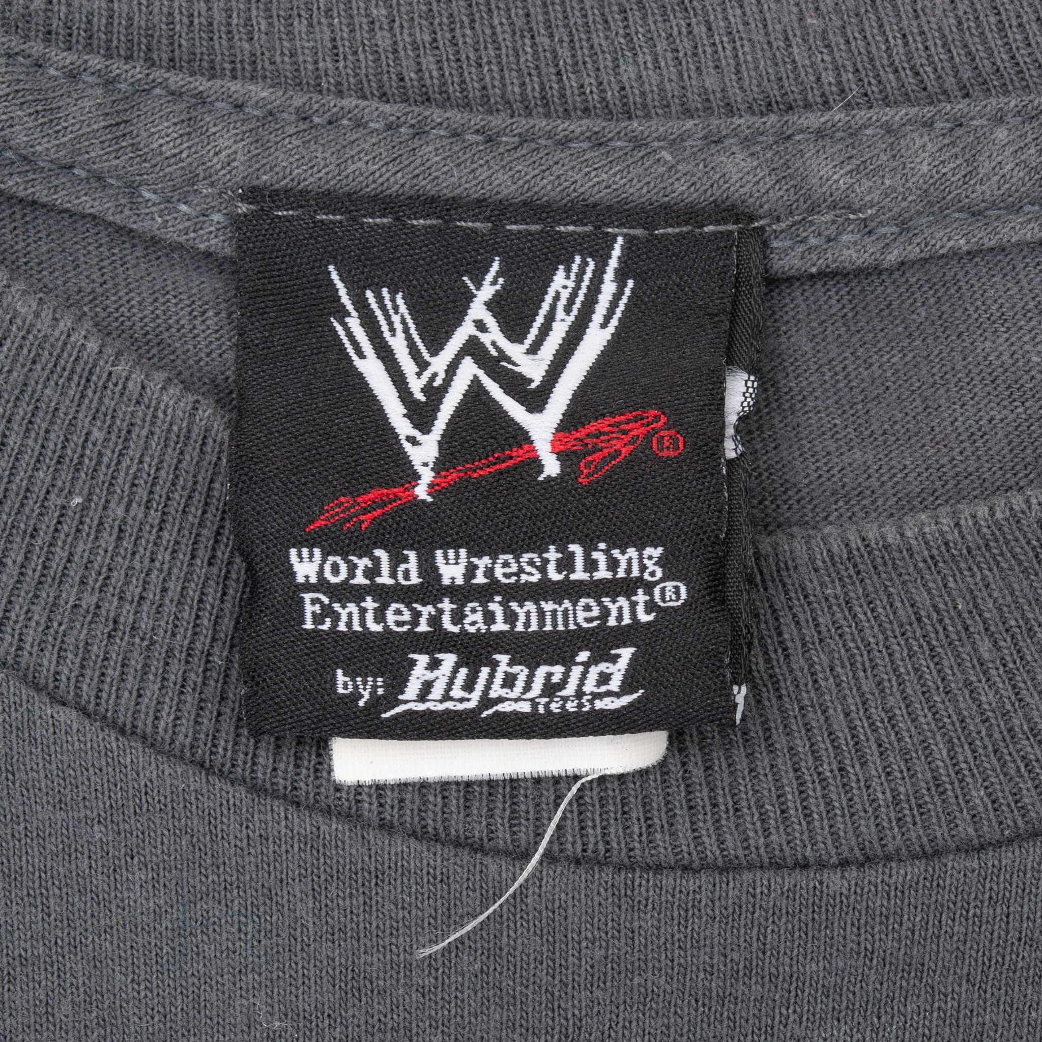 WWE World Wrestling Entertainment by Hybrid Tees neck tag detail