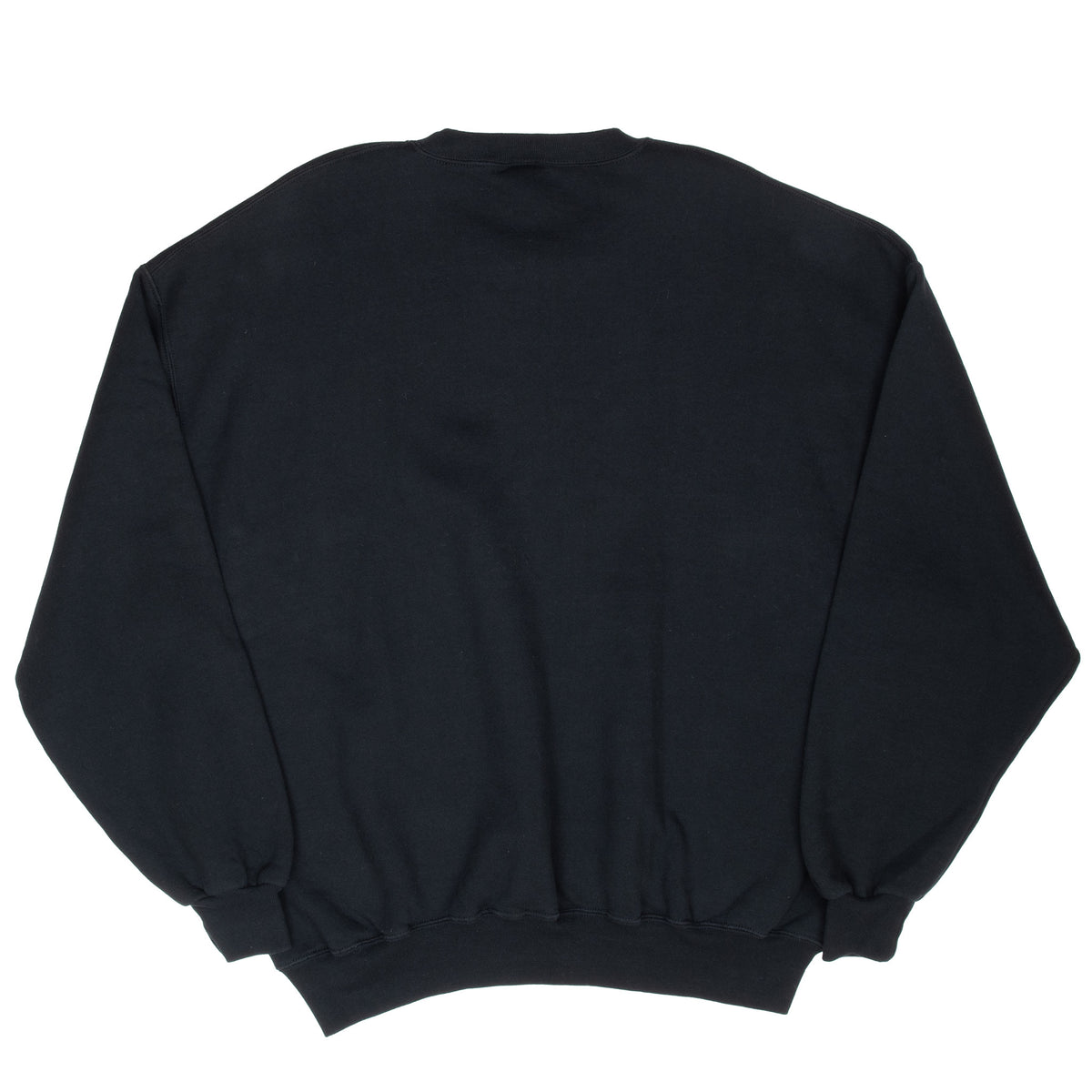 Vintage Russel Athletics Blank Black Sweatshirt 1990S Size 2XL