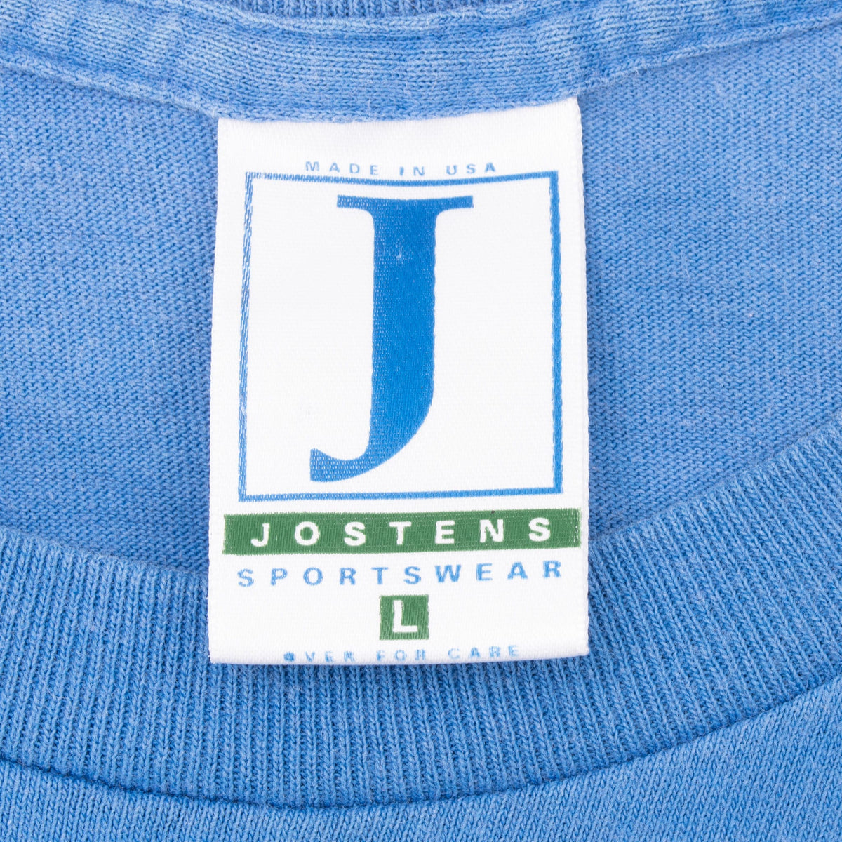 Jostens Sportswear size large Made in USA neck tag