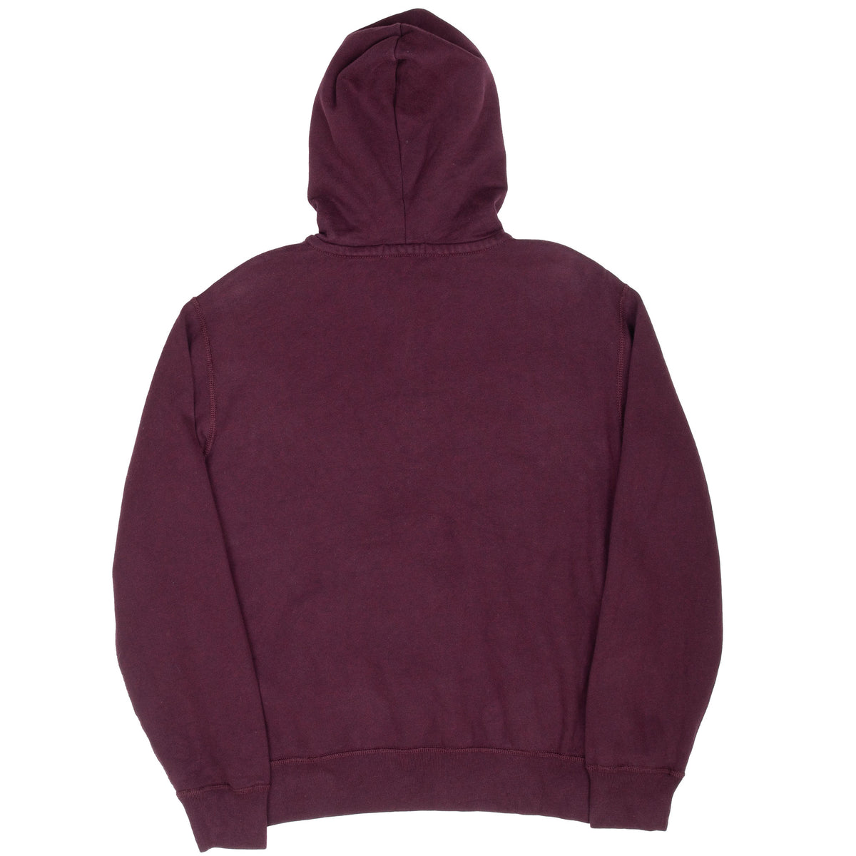 Vintage Ralph Lauren Full Zip Classic Burgundy Hoodie Sweatshirt Size Medium
