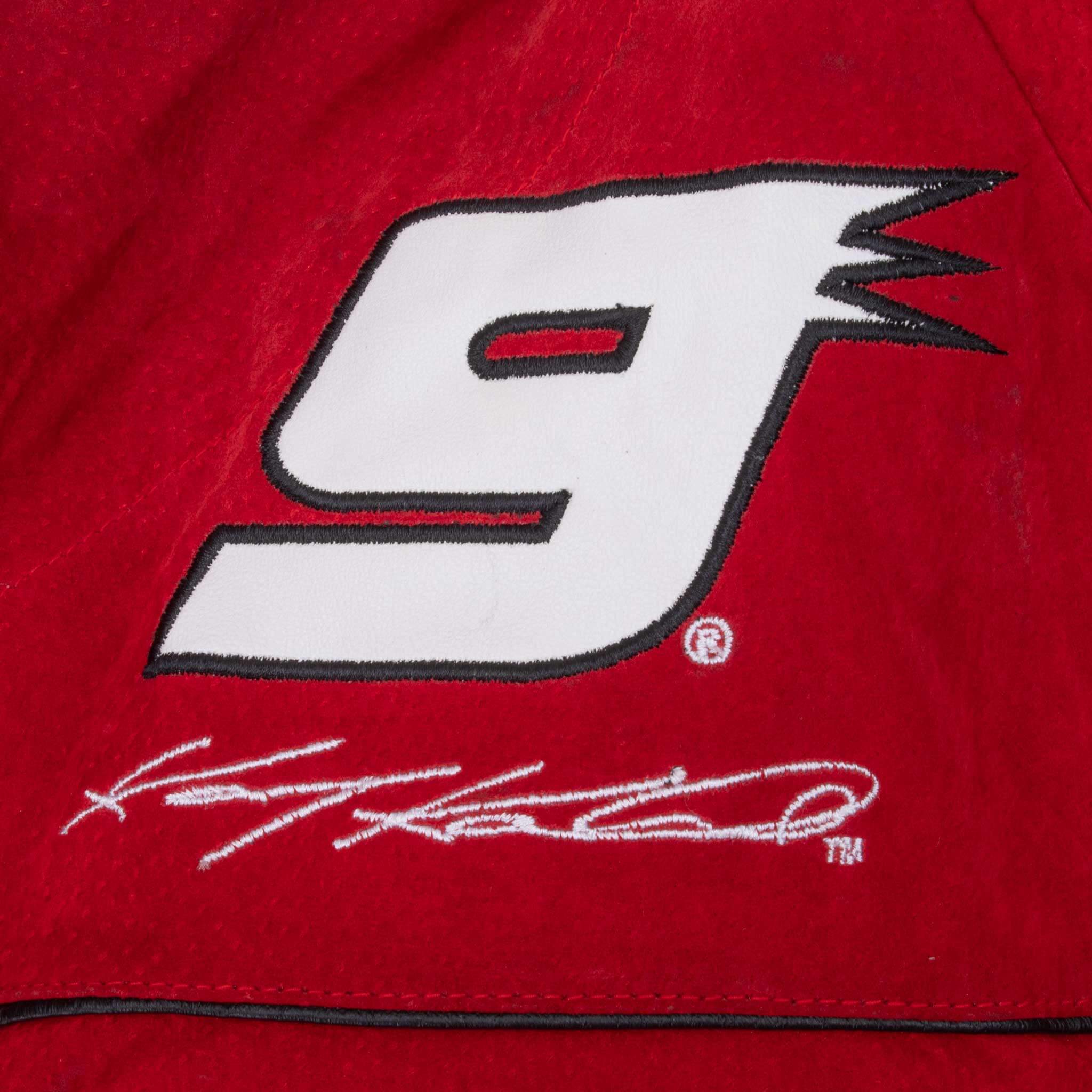 Vintage Nascar Kasey Kahne #9 Dodge Suede Red Jacket 2000S Size Small