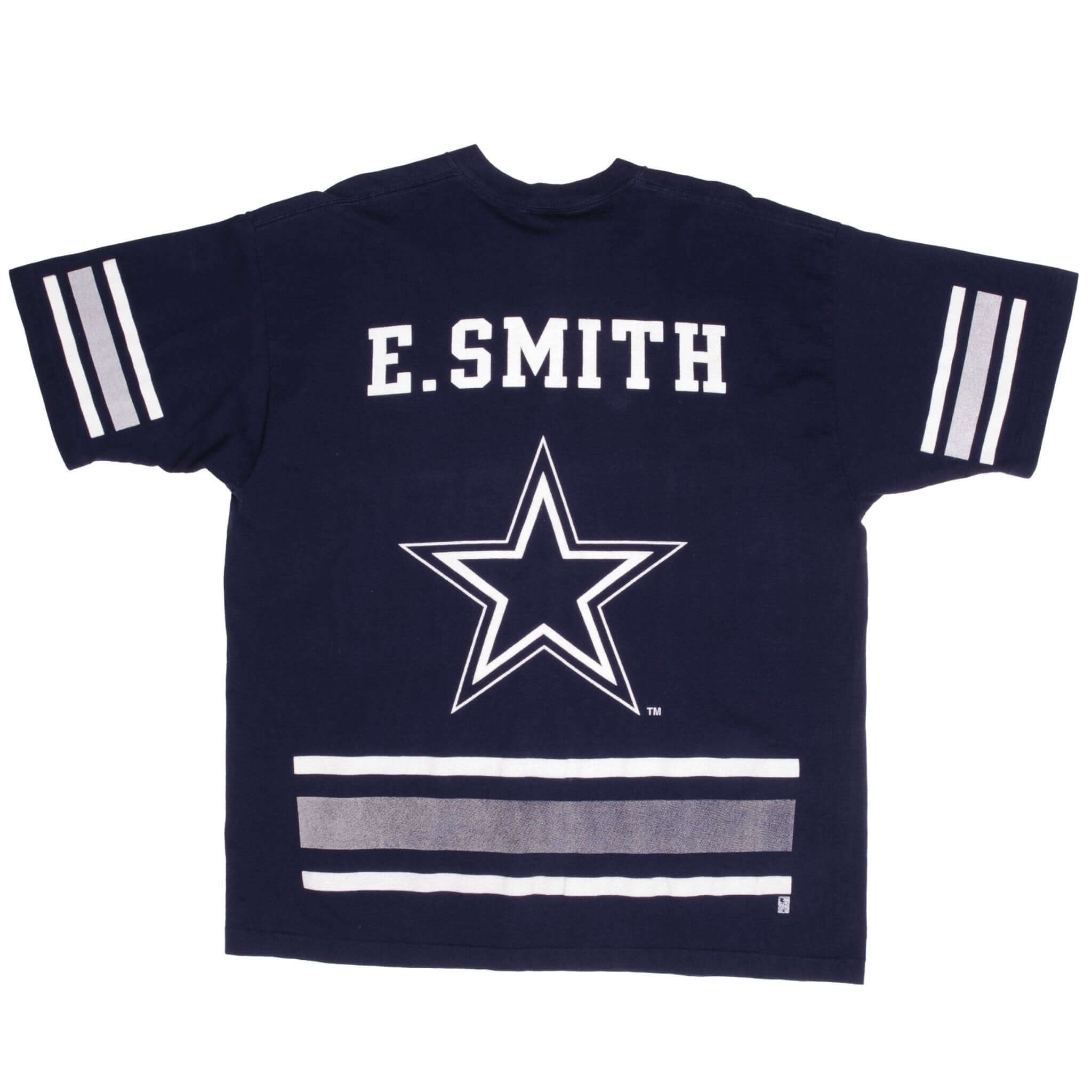 Vintage NFL Dallas Cowboys Emmit Smith Tee Shirt 1996 Size 2XL Made In USA