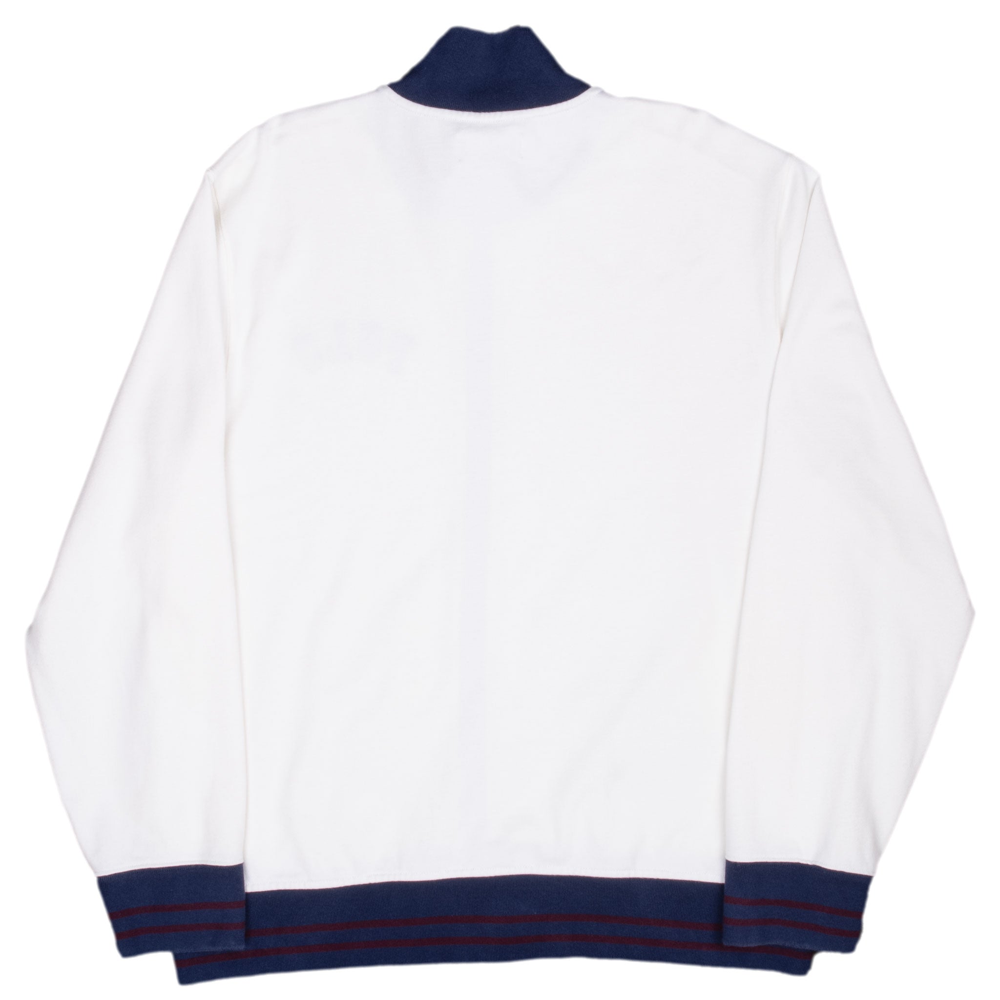 Vintage Polo Ralph Lauren White Full Zip Sweatshirt 1990S Size XL