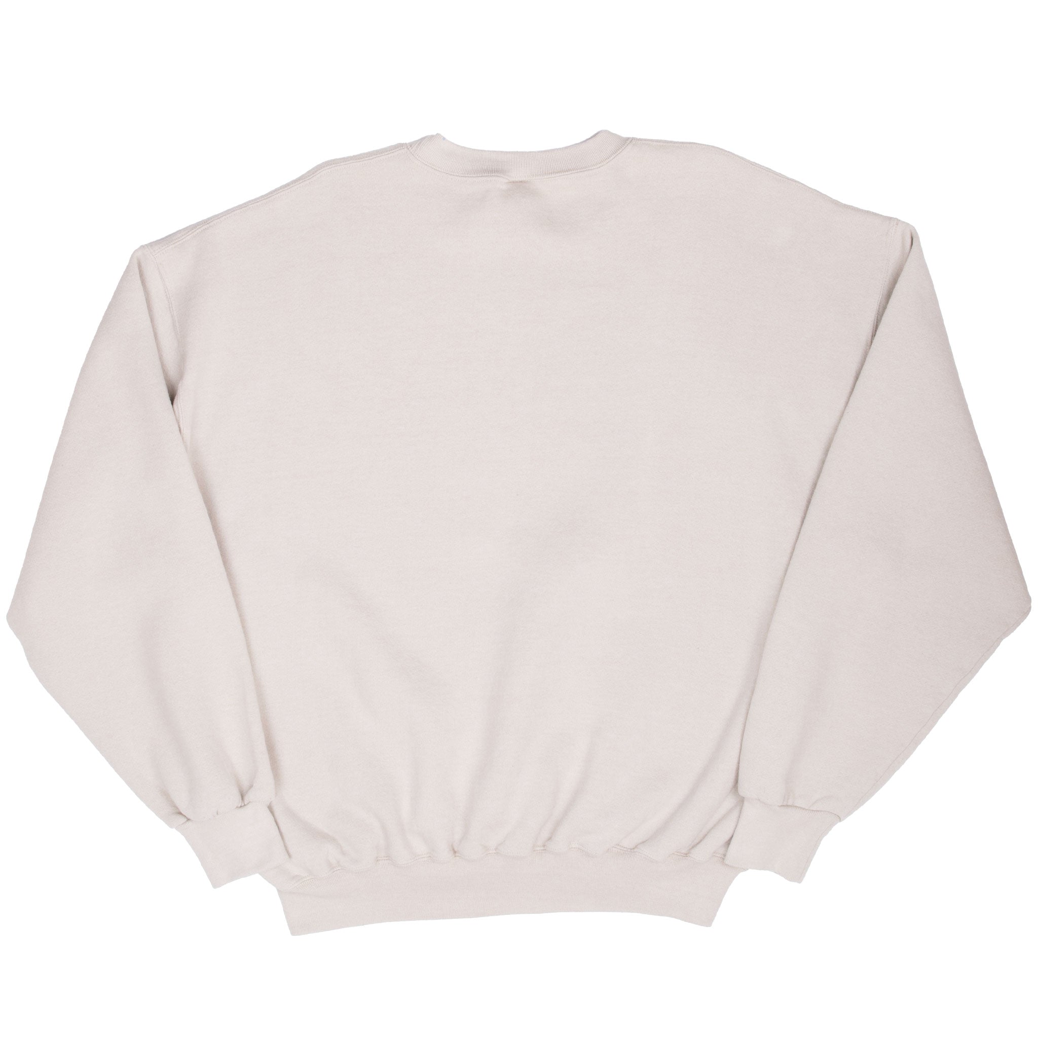 Vintage Russell Athletic Blank Beige Sweatshirt 1990S Size 2XL