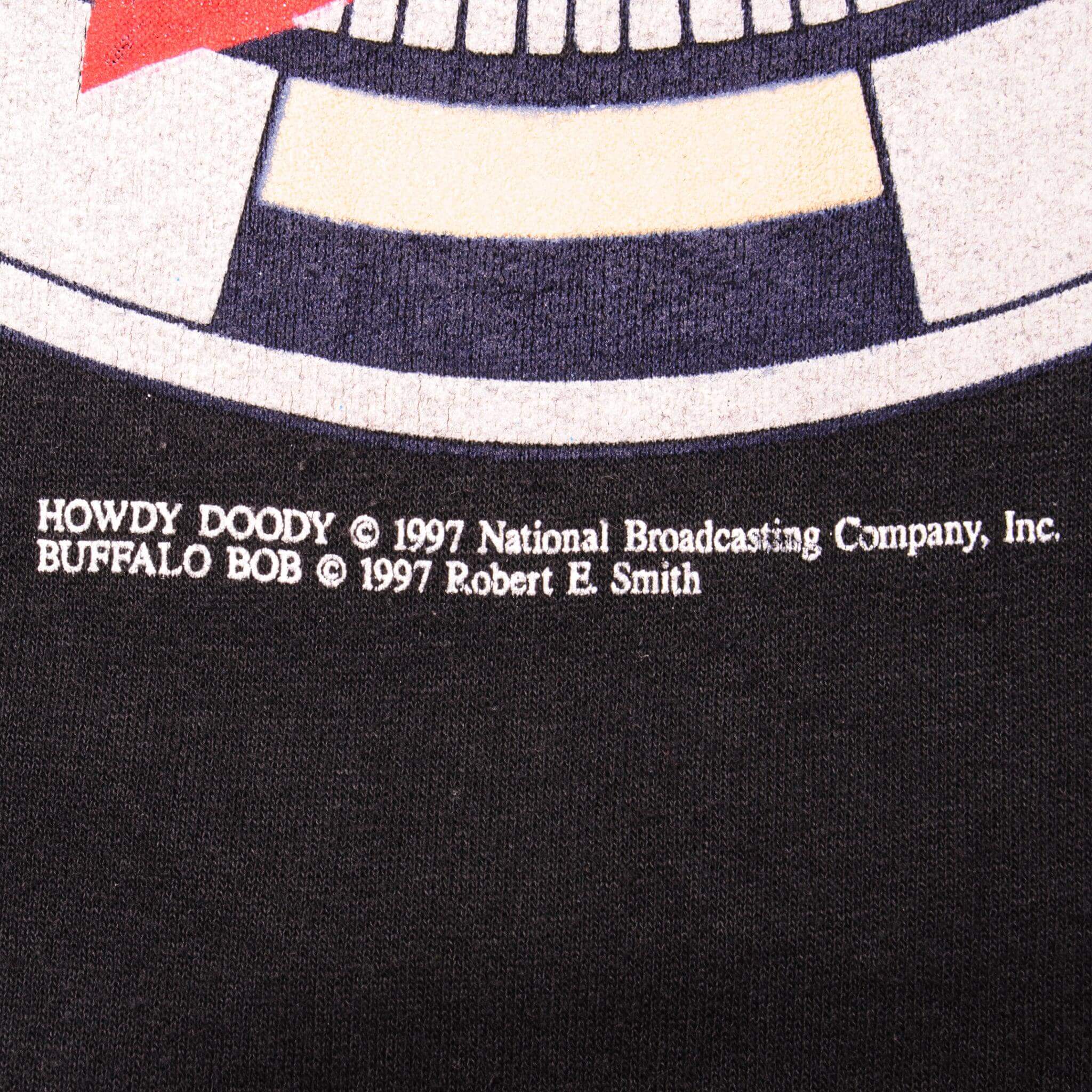 VINTAGE HOWDY DOODY TV SHOW NBC SWEATSHIRT 1997 SIZE 2XL
