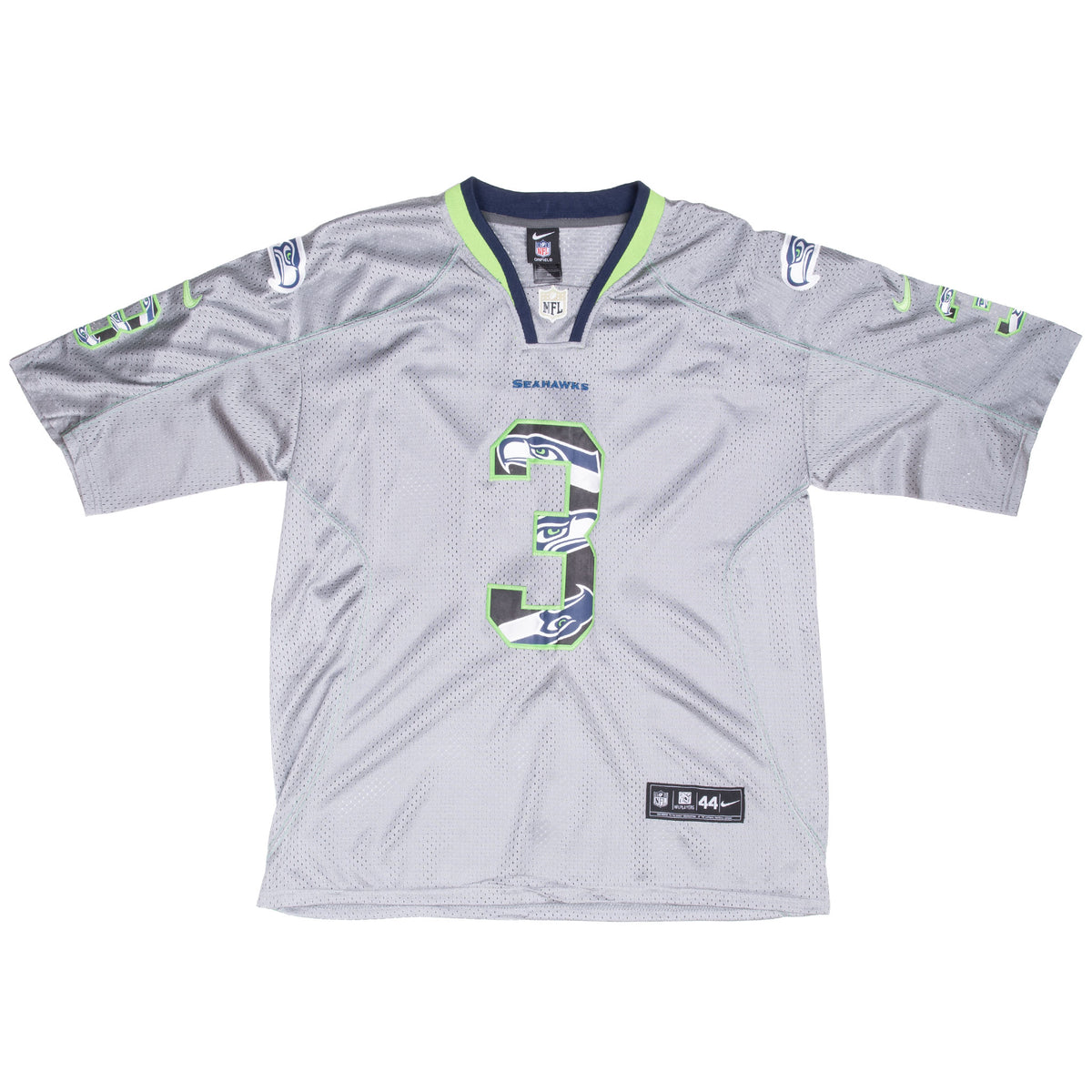 Vintage Nfl Seattle Seahawks Wilson #3 Nike Jersey Size 44