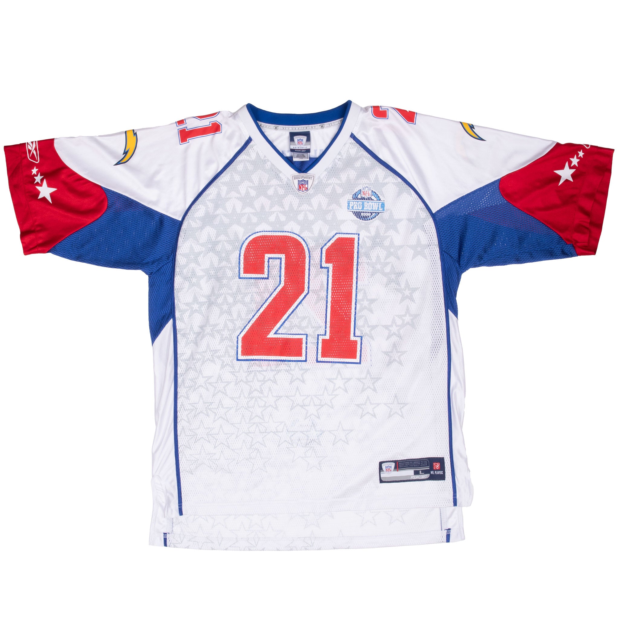 Vintage Nfl San Diego Chargers Tomlinson #21 Pro Bowl 2008 Reebok Jersey Size Large