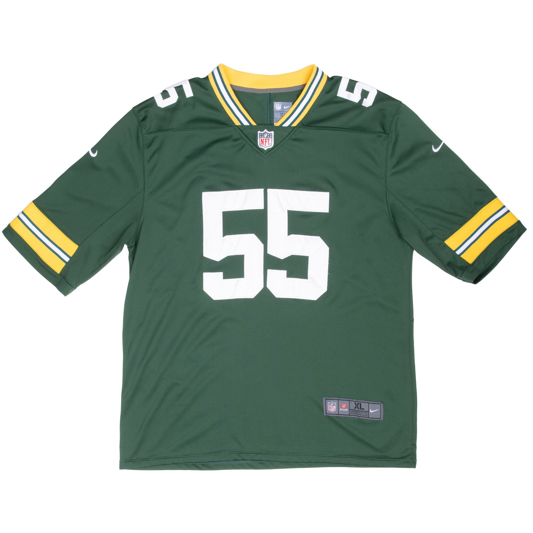Vintage Nfl Green Bay Packers Smith #55 Nike Jersey Size XL