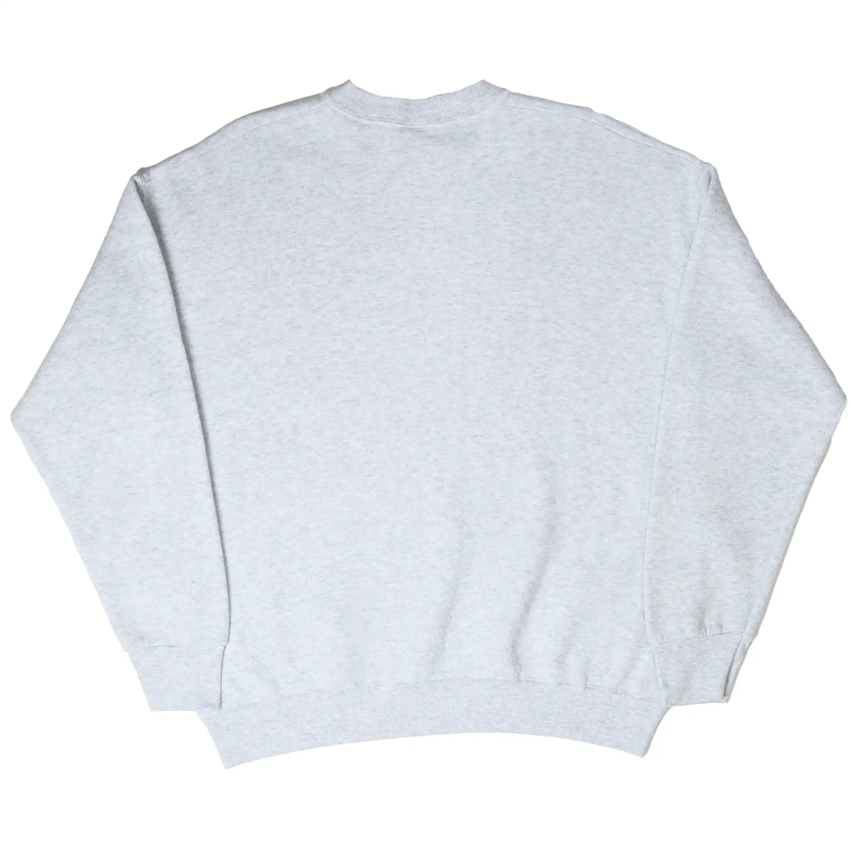 Back of plain grey Dallas Cowboys crewneck sweatshirt