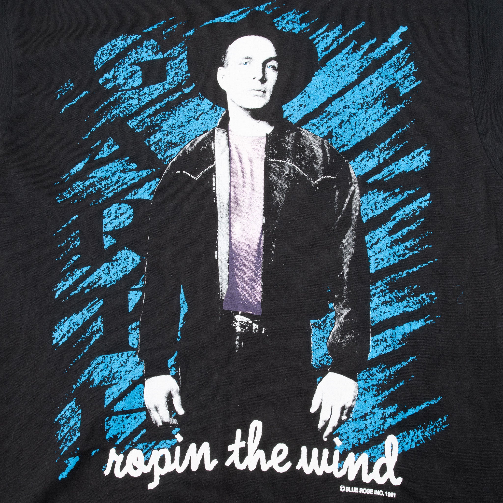 Vintage Garth Brooks Ropin The Wind 1991 Country Tee Shirt Size Medium Made In Usa