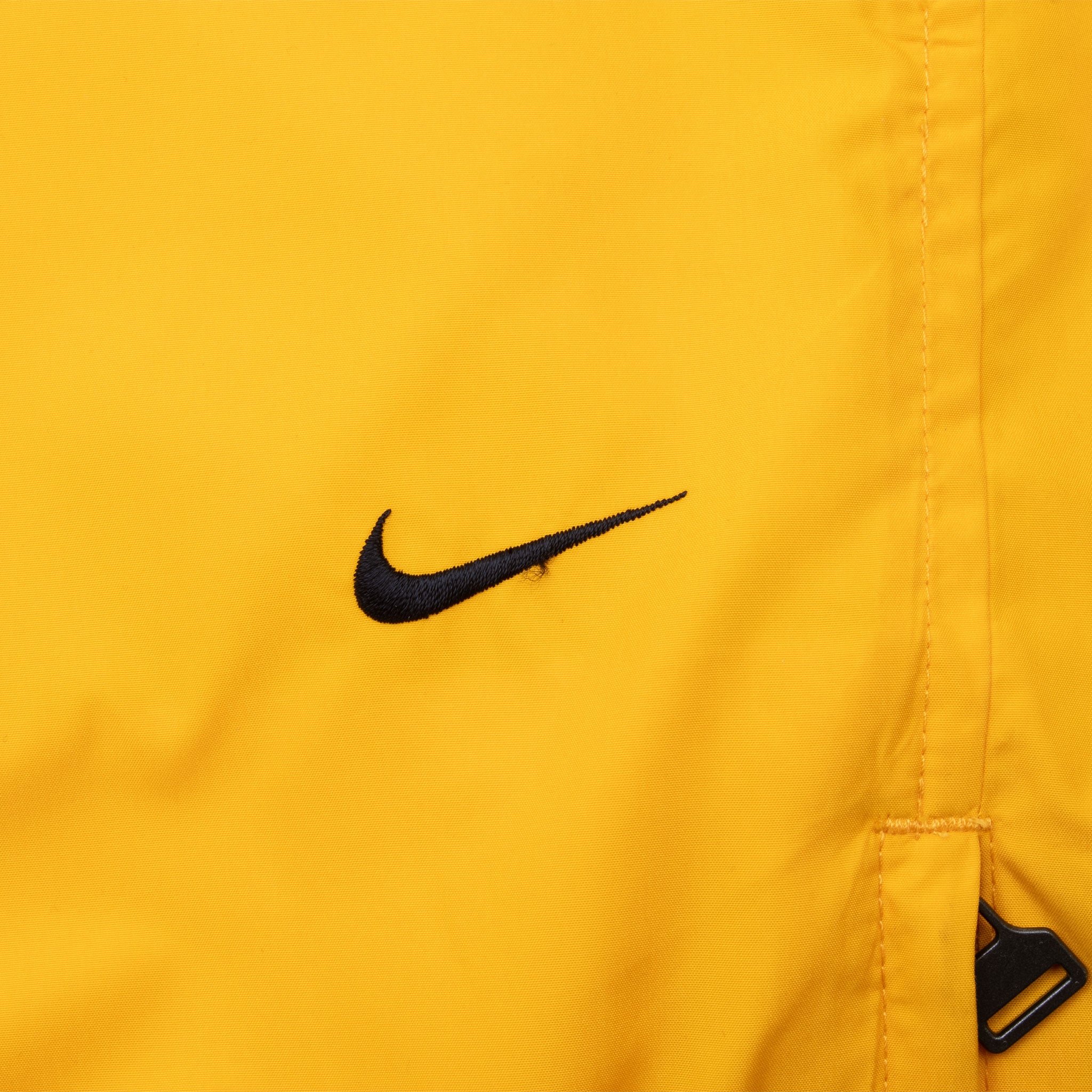 Vintage Nike Classic Swoosh Yellow Windbreaker Jacket 2000S Size Large