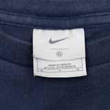 Vintage Nike Classic Swoosh Navy Blue Tee Shirt 2000S Size XL