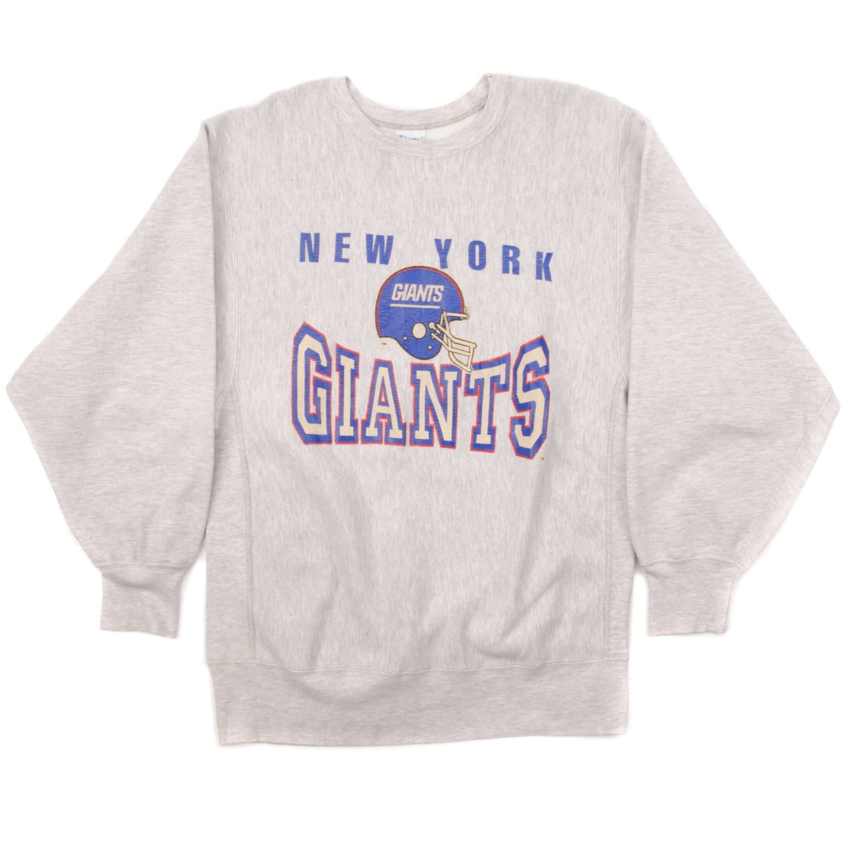 Vintage Champion Reverse Weave Nfl New York Giants Sweatshirt 1990S Size Large Made In Usa