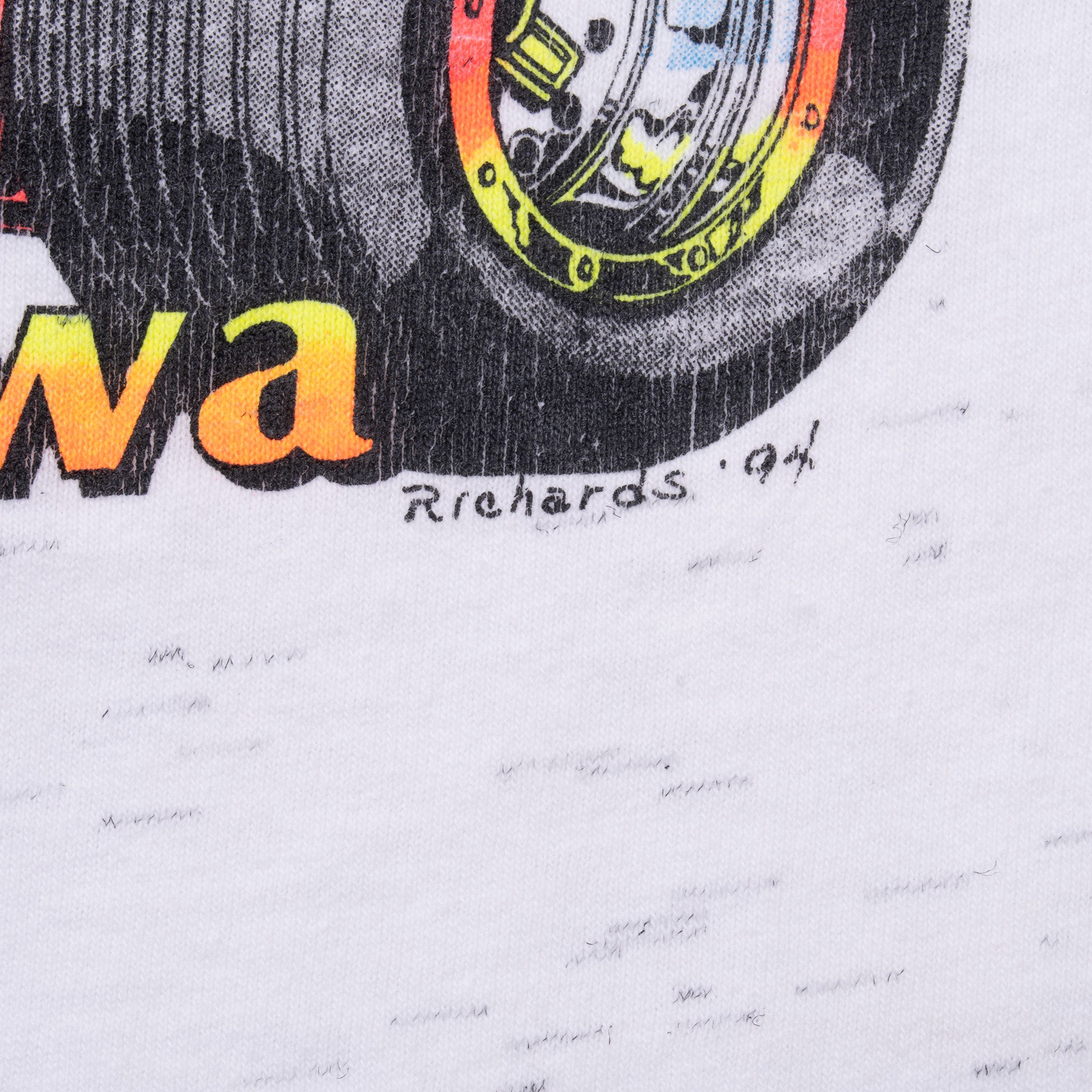 Vintage Knoxville 34Th Annual Nationals Racing 1994 Tee Shirt Size 2XL Made In Usa With Single Stitch Sleeves