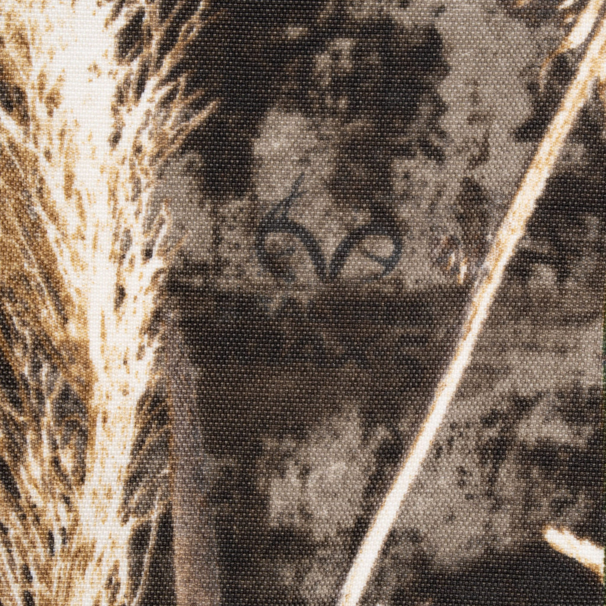 Close-up of Realtree Max camouflage print with Realtree logo