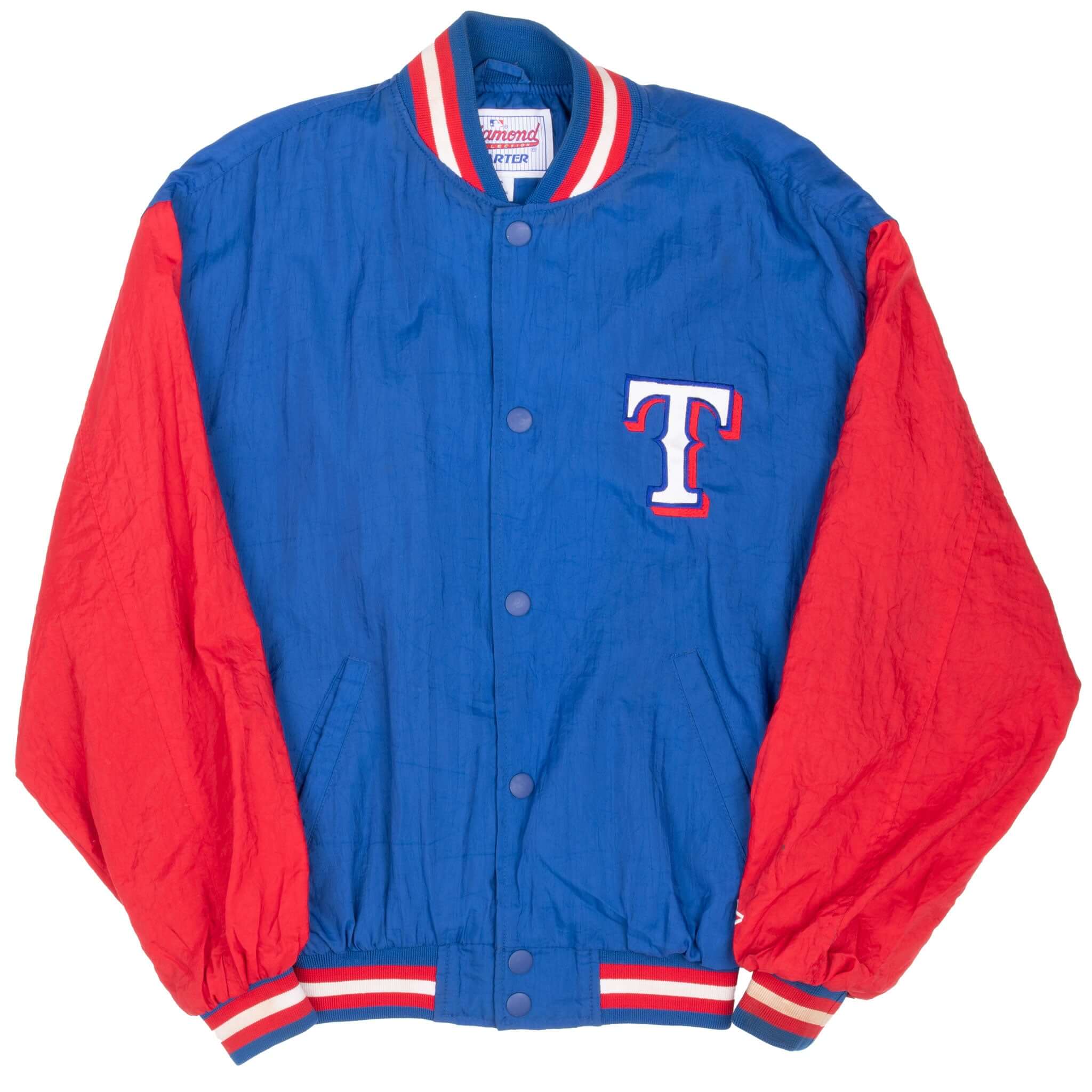 Vintage Mlb Texas Rangers Varsity Jacket 1990S Size Small