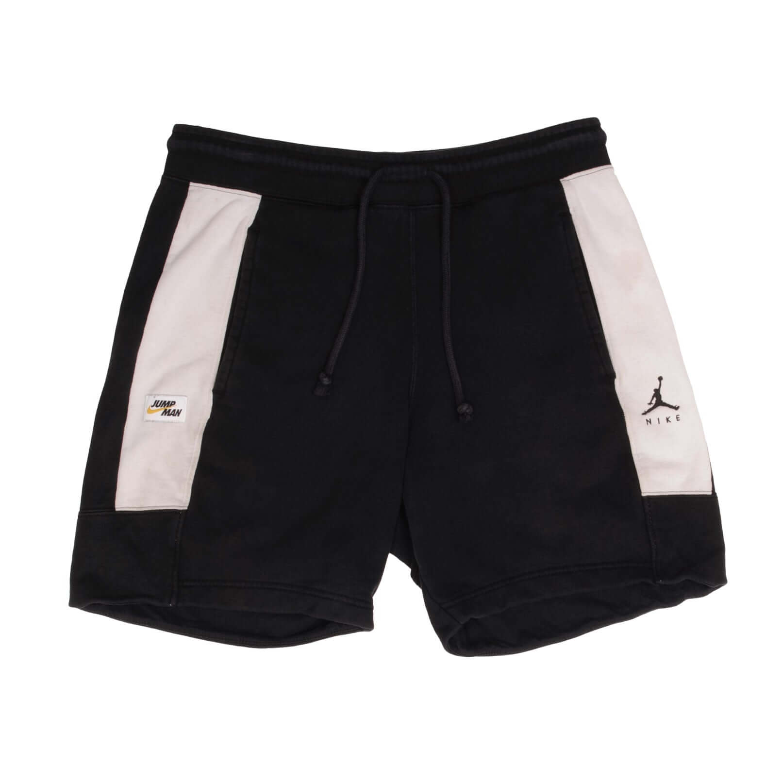 Vintage Nike Jordan Jump Man Black Fleece Shorts Size Medium