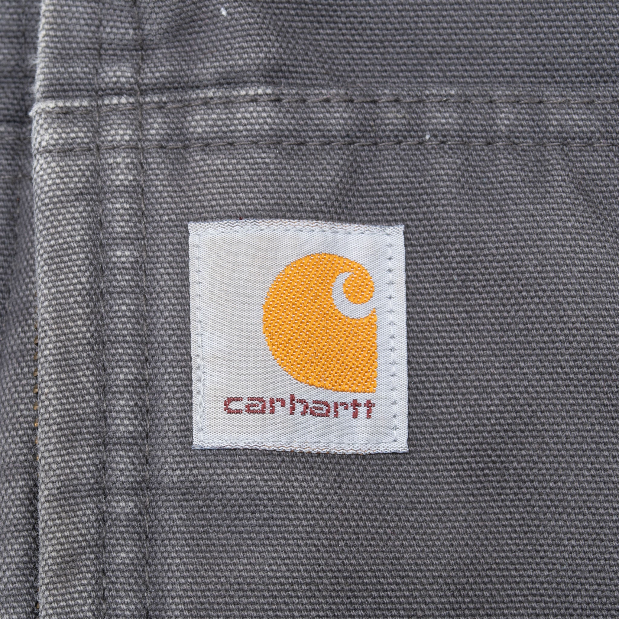 Vintage Carhartt Grey Active Worker Kids Jacket Size Medium Youth(10-12)