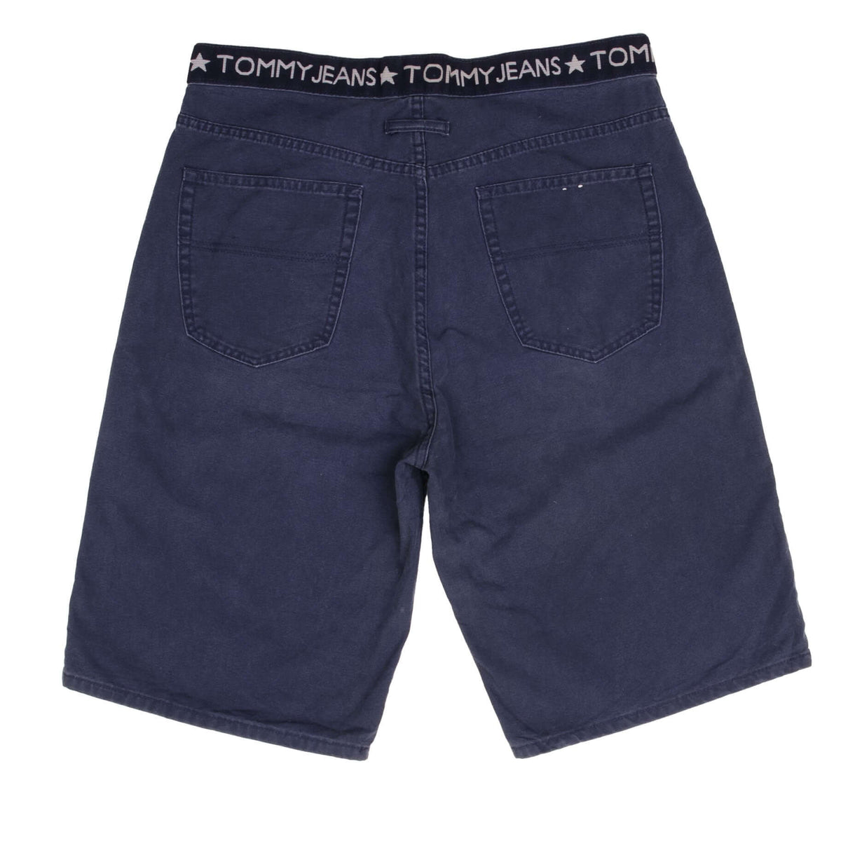Vintage Tommy Hilfiger Jeans Navy Blue Shorts 1990S Size 34