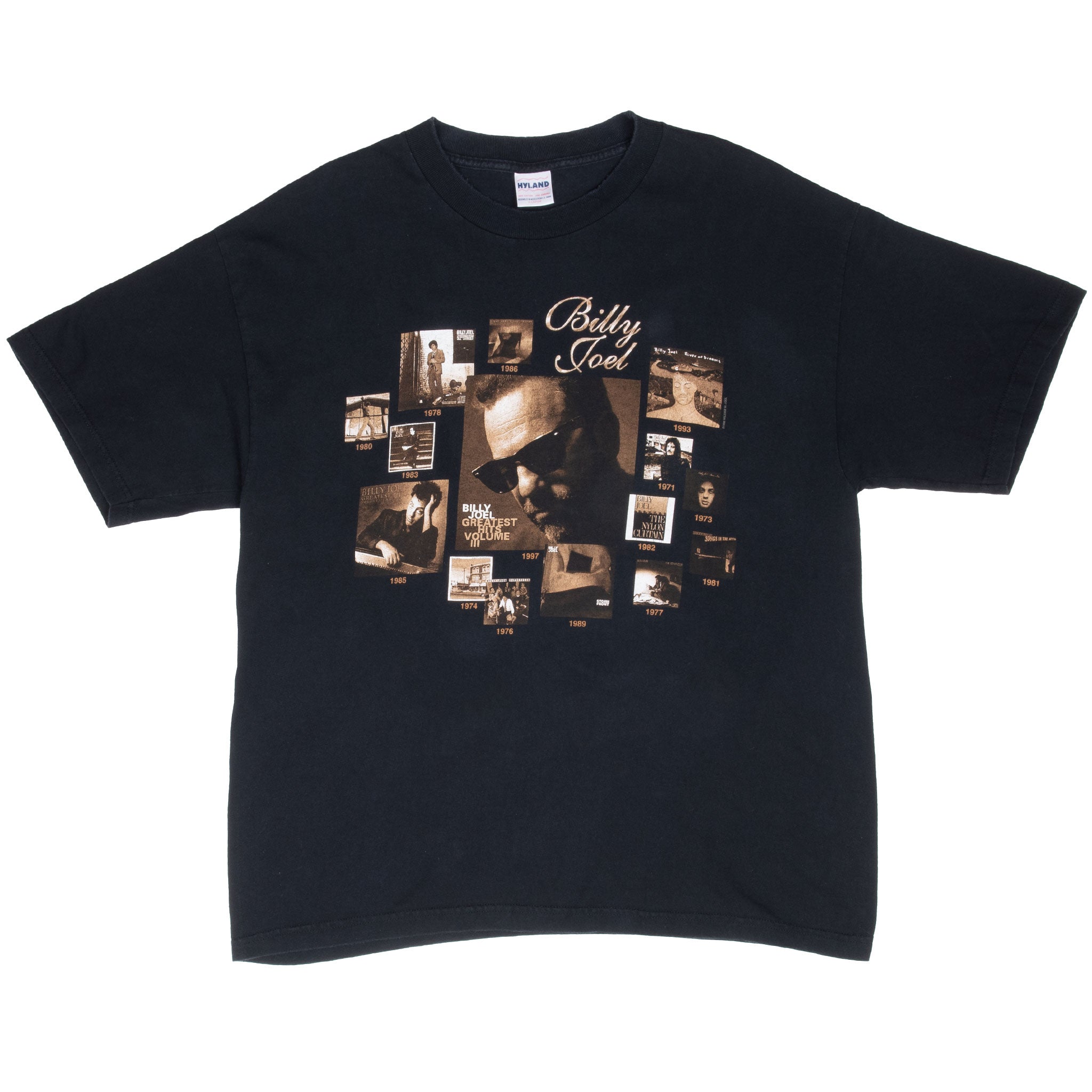 Vintage Billy Joel 1998 1999 Tour Tee Shirt Size XL