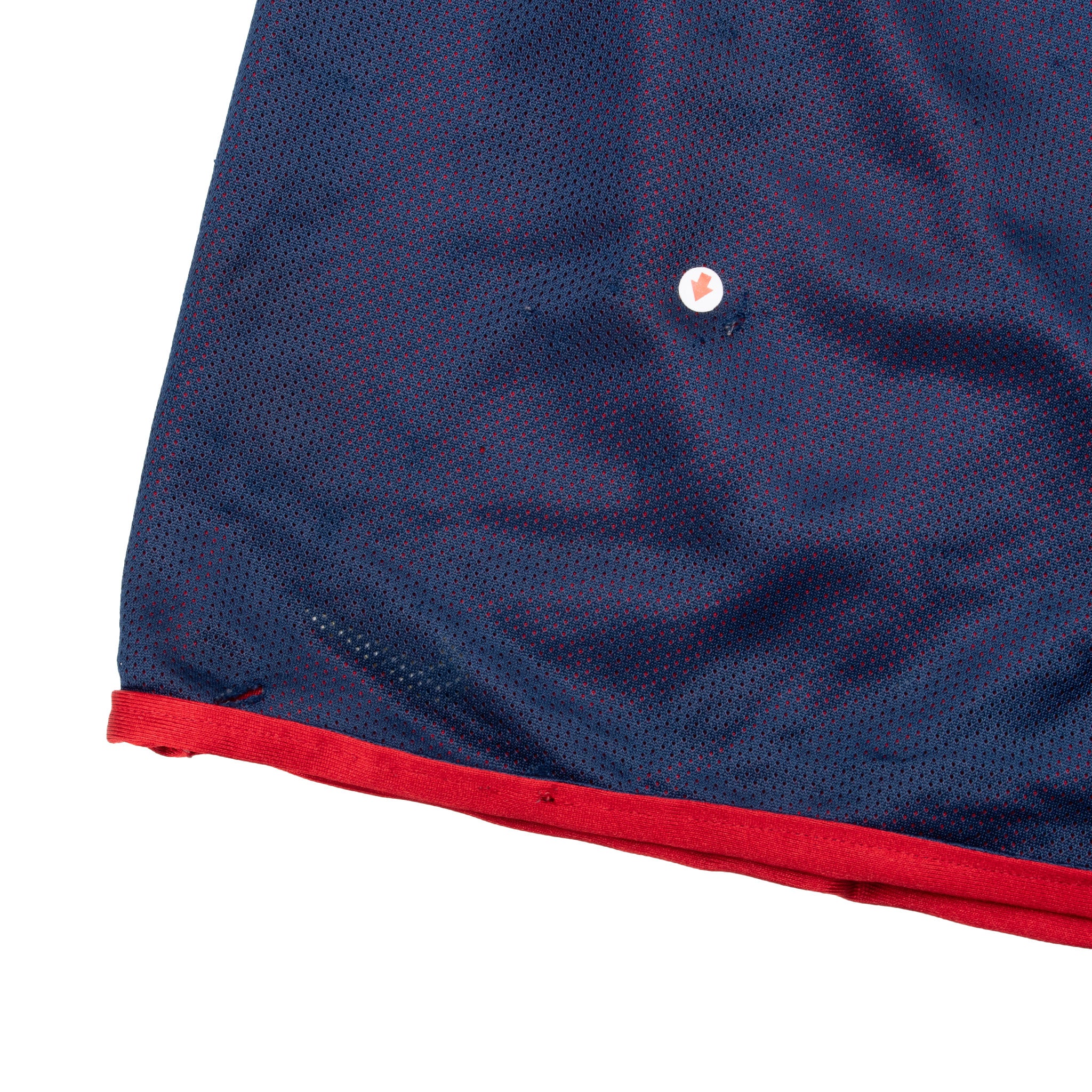 VINTAGE NIKE RED BLUE REVERSIBLE BASKETBALL TRACK SHORTS 1990S LARGE WOMEN