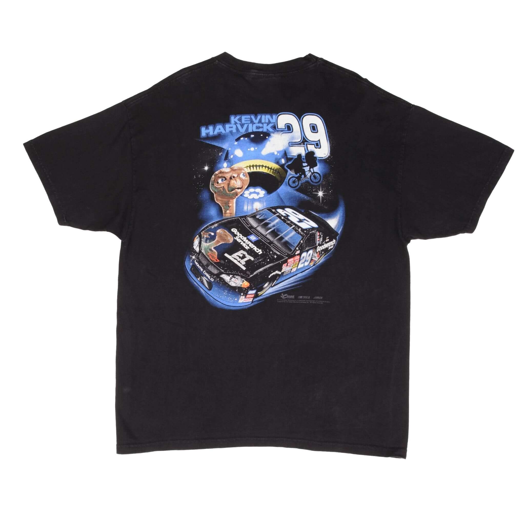 Vintage Nascar Racing Kevin Harvick E.T. Tee Shirt 19990S Size Large