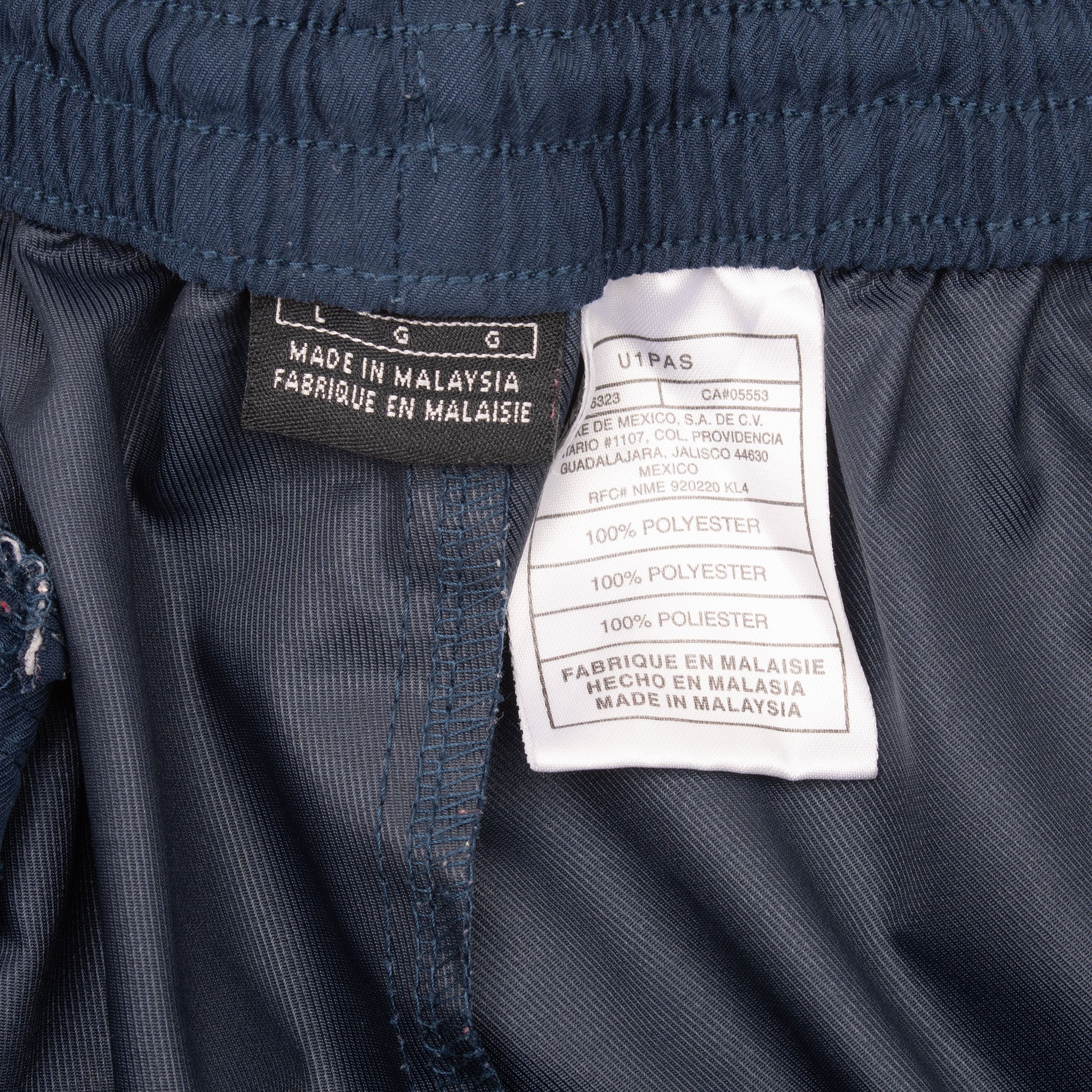 Vintage Nike Classic Swoosh Blue Track Pants 1990S Size Large