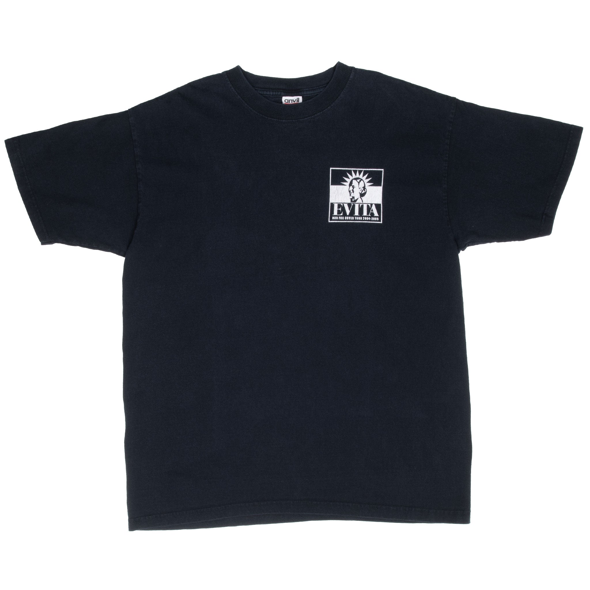 VINTAGE EVITA RUN FOR COVER TOUR 2004 2005 TEE SHIRT LARGE