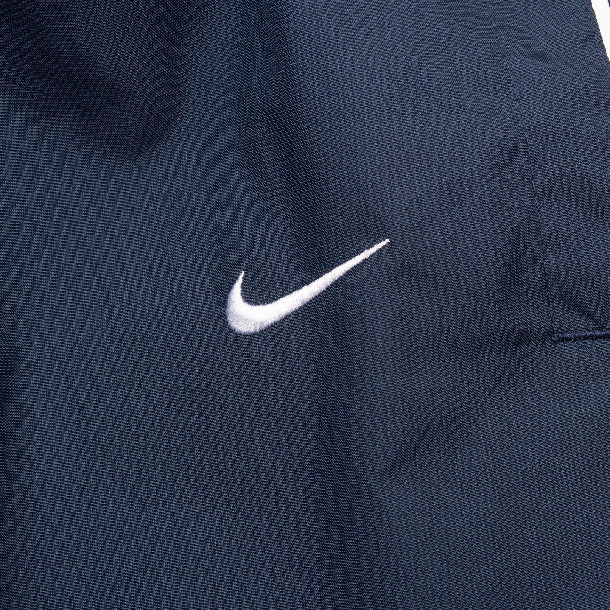 Vintage Nike Classic Swoosh Blue Nylon Track Pants 2000S Size Large