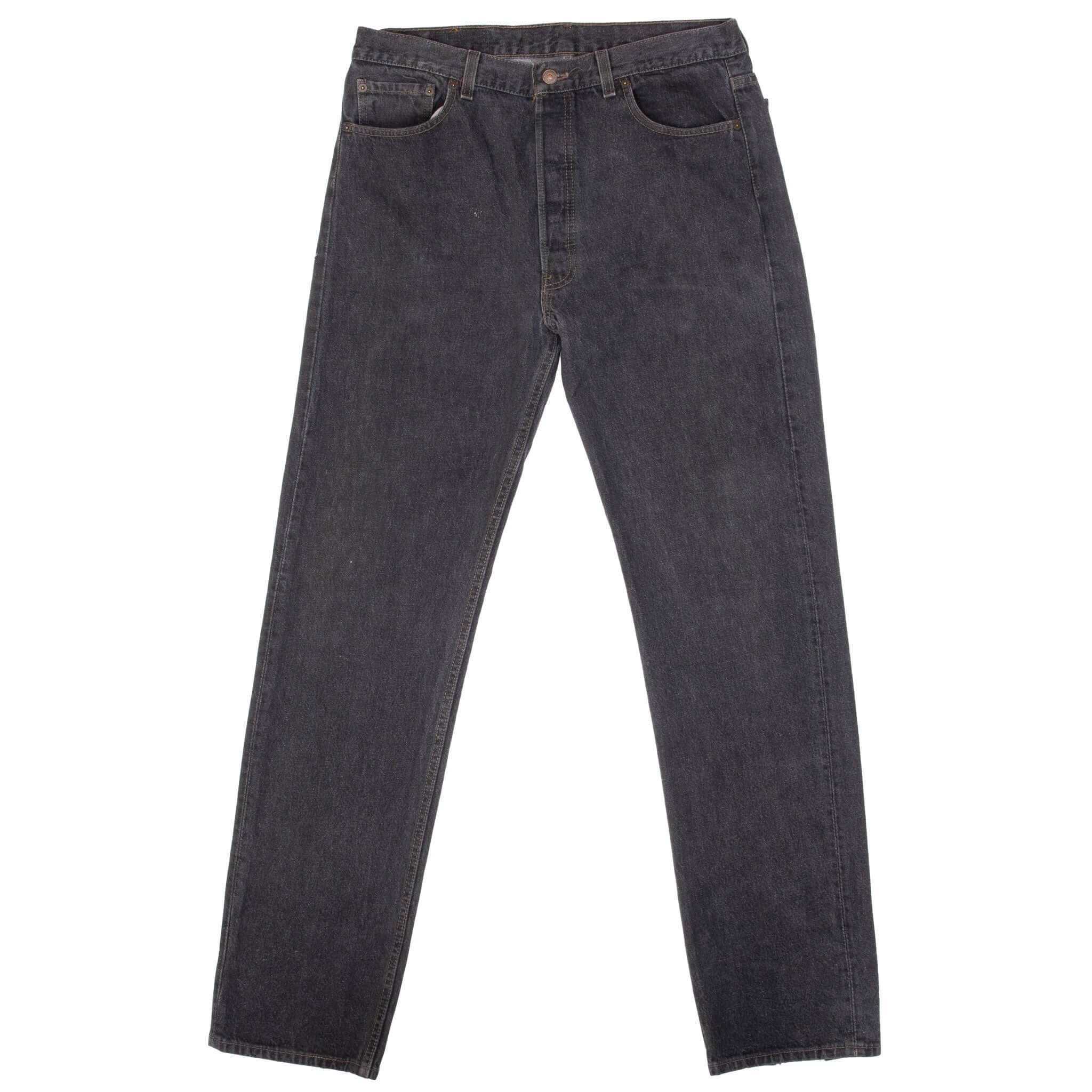 Beautiful Vintage Black Levis 501 Jeans Size 35X34 Made in USA
Size on Tag 36X34 Actual Size 35X34
Back Button #501
