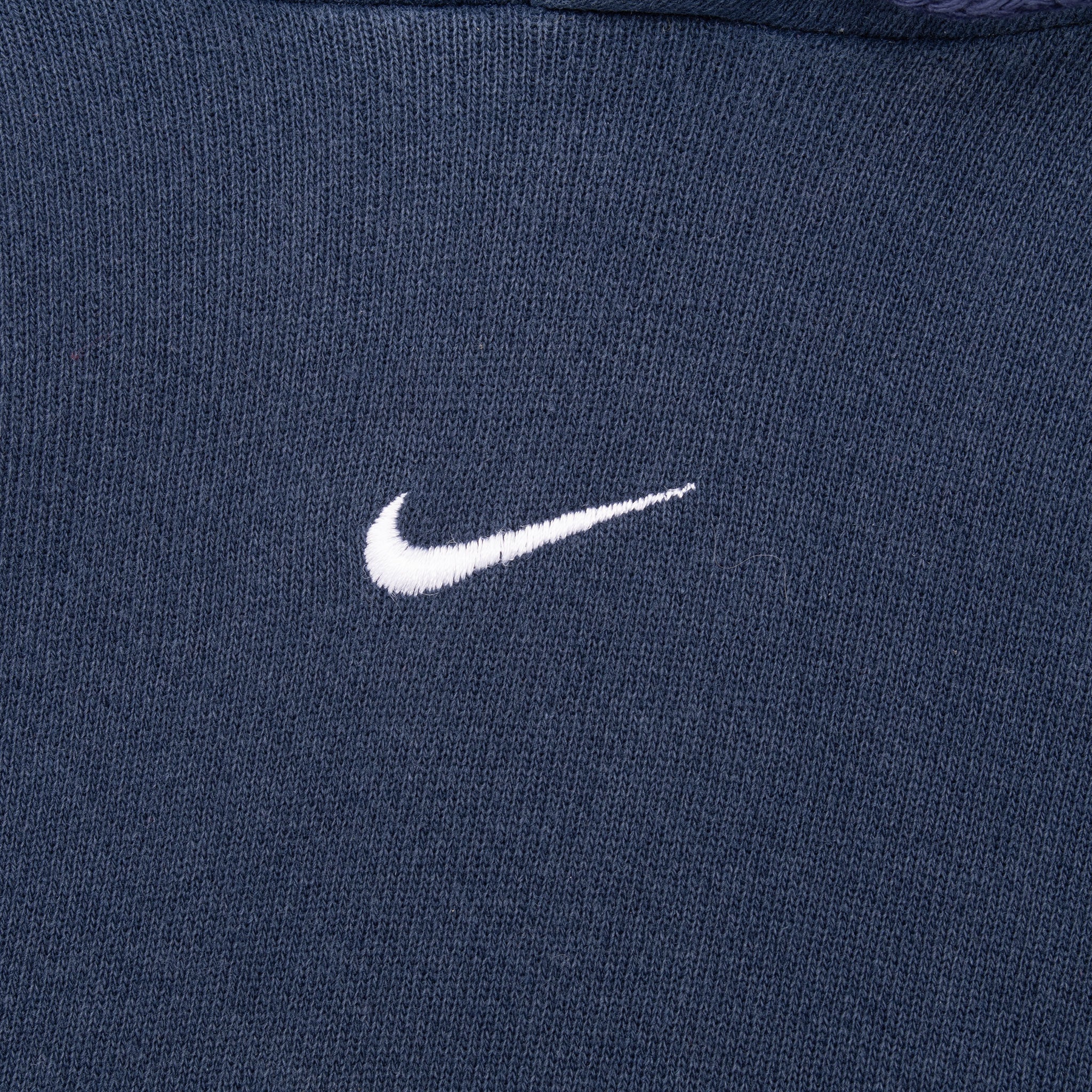 Vintage Nike Center Swoosh Navy Blue Travis Scott Hoodie 2000S Size XL