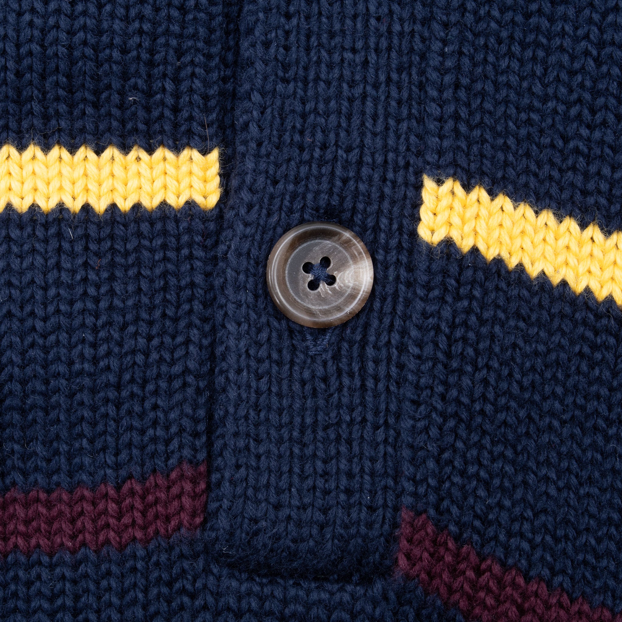 Vintage Polo Ralph Lauren Stripe Blue Knit Henley Sweater 1990S Size Large Deadstock