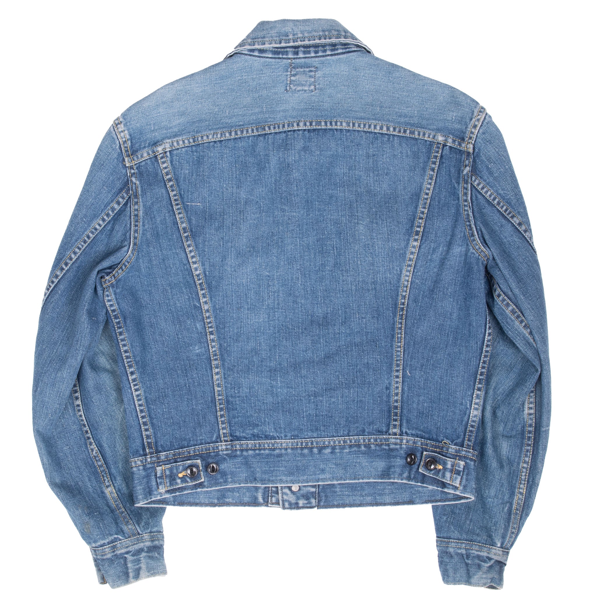 Vintage Lee Riders 101J Indigo Blue Jacket 1960S Size 40 Made In Usa