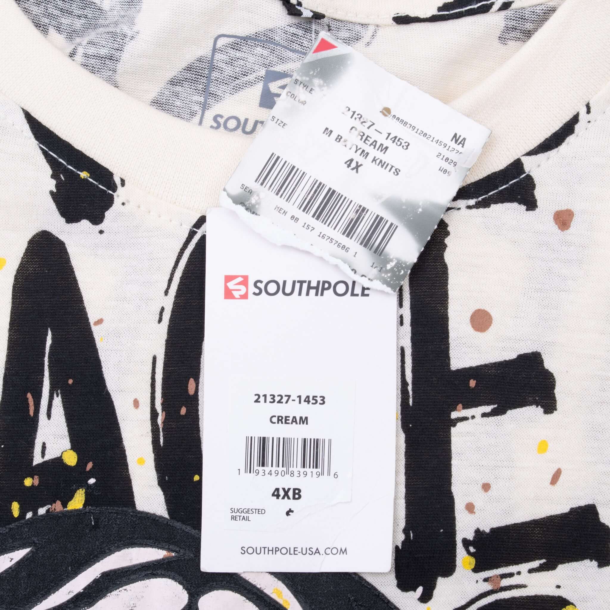 All Over Print Tiger Savage Southpole Tee Shirt Size 2XL